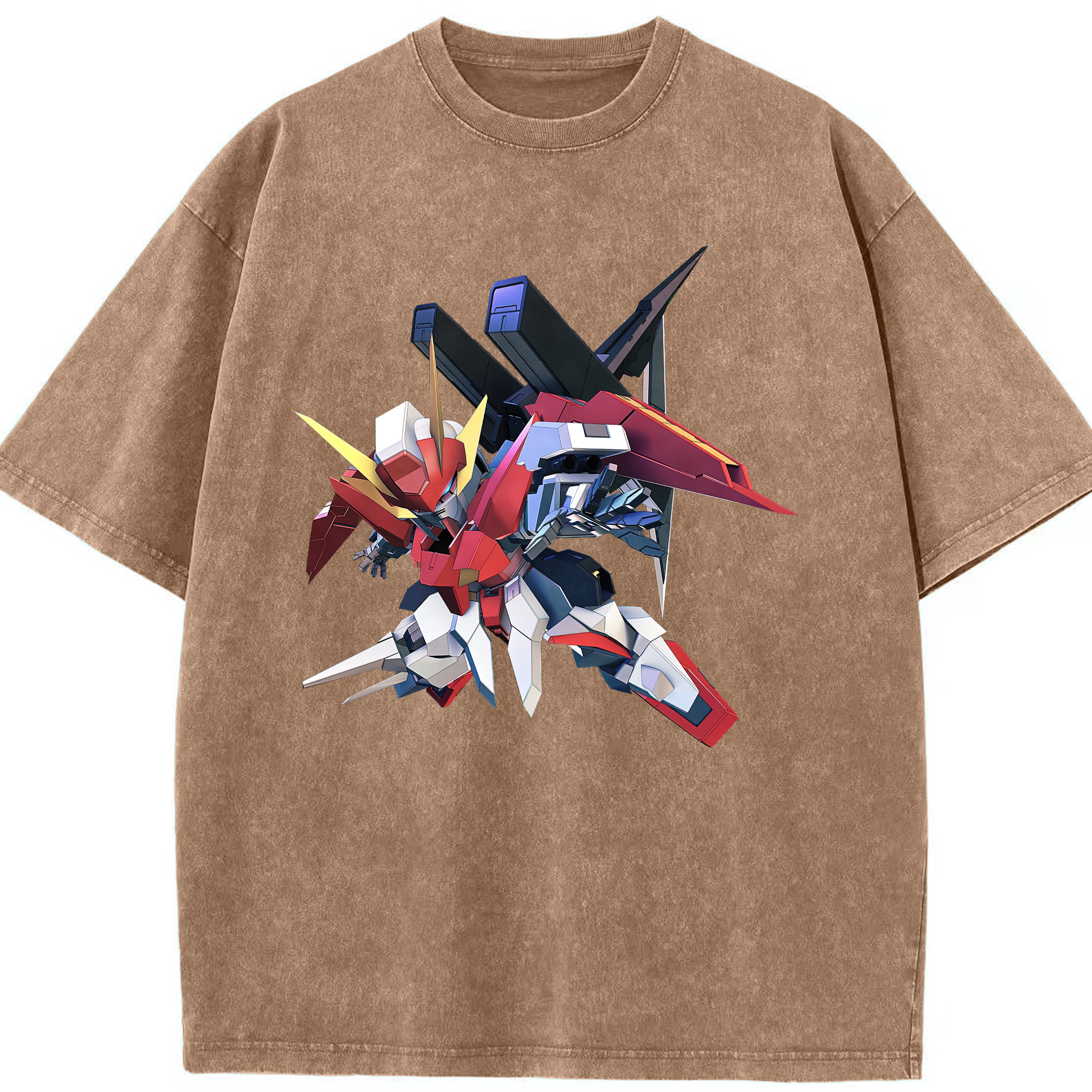 （画像用） 機動戦士ガンダム Mobile Suit Gundam 綿100% ヴィンテージ風 半袖Tシャツ（フロントプリント）