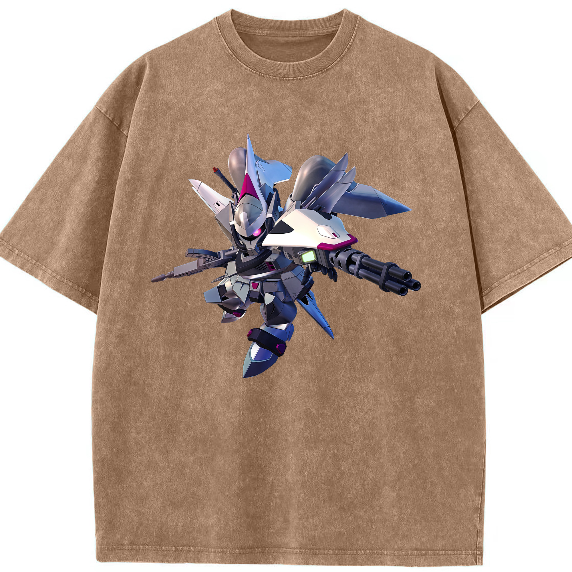 （画像用） 機動戦士ガンダム Mobile Suit Gundam 綿100% ヴィンテージ風 半袖Tシャツ（フロントプリント）