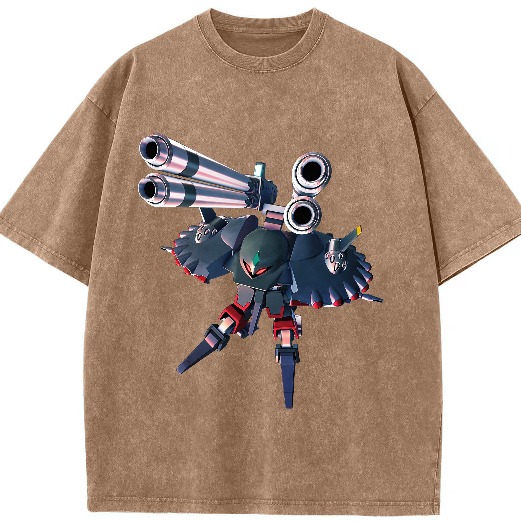 （画像用） 機動戦士ガンダム Mobile Suit Gundam 綿100% ヴィンテージ風 半袖Tシャツ（フロントプリント）