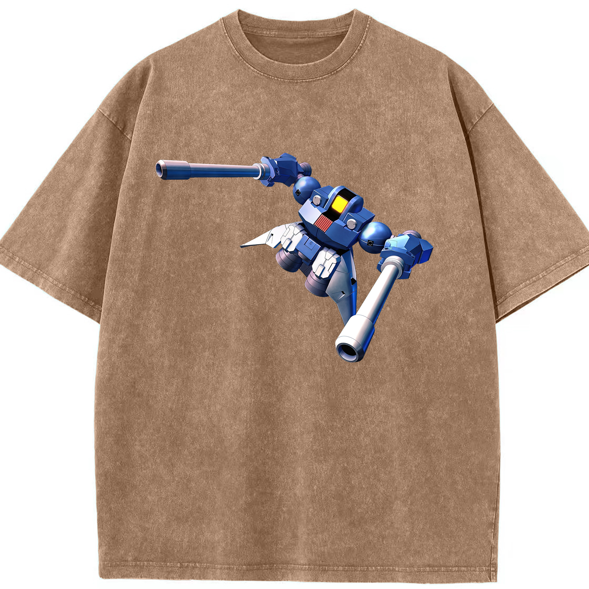 （画像用） 機動戦士ガンダム Mobile Suit Gundam 綿100% ヴィンテージ風 半袖Tシャツ（フロントプリント）