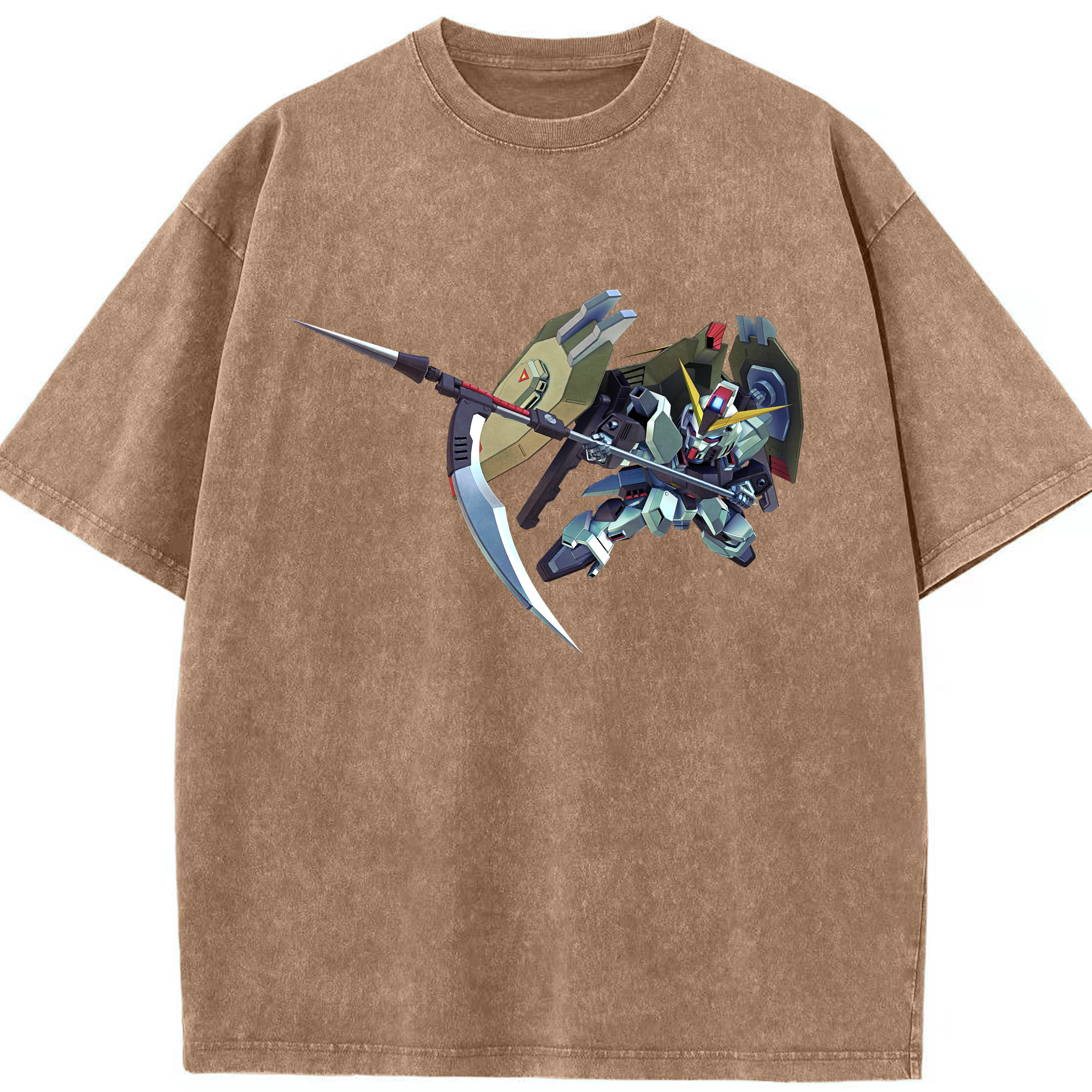 （画像用） 機動戦士ガンダム Mobile Suit Gundam 綿100% ヴィンテージ風 半袖Tシャツ（フロントプリント）