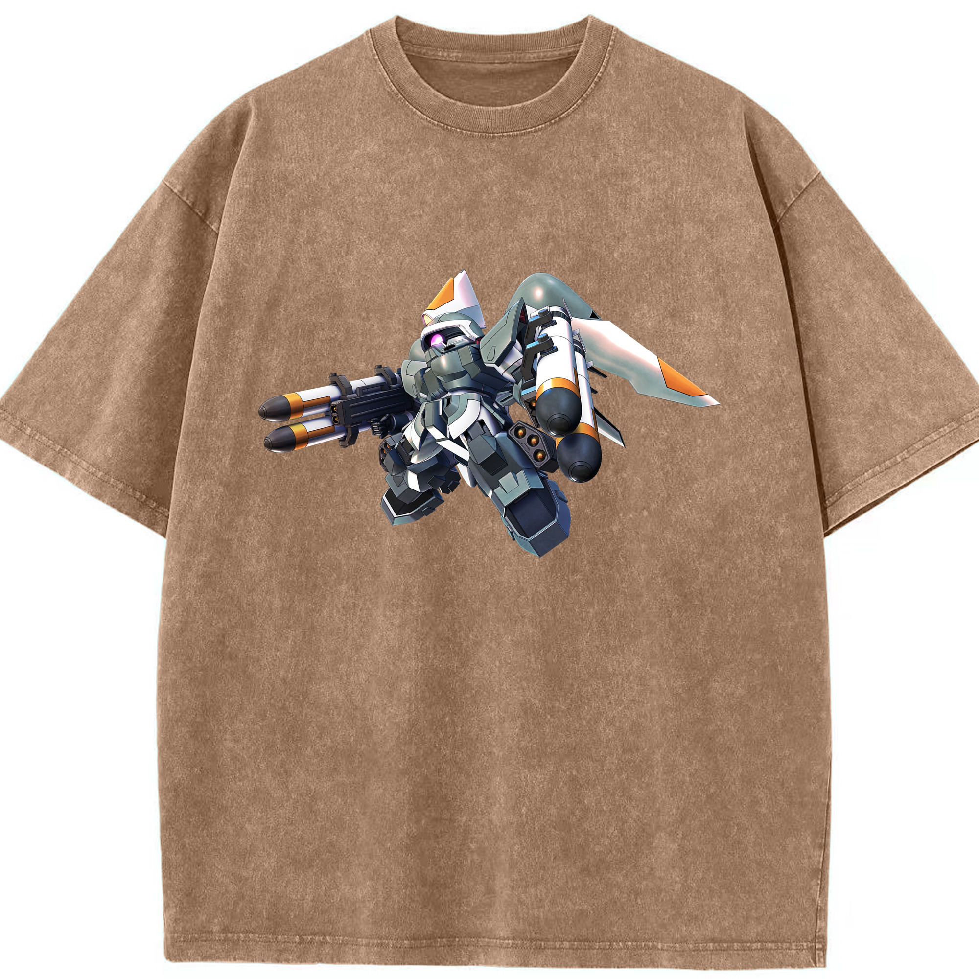 （画像用） 機動戦士ガンダム Mobile Suit Gundam 綿100% ヴィンテージ風 半袖Tシャツ（フロントプリント）