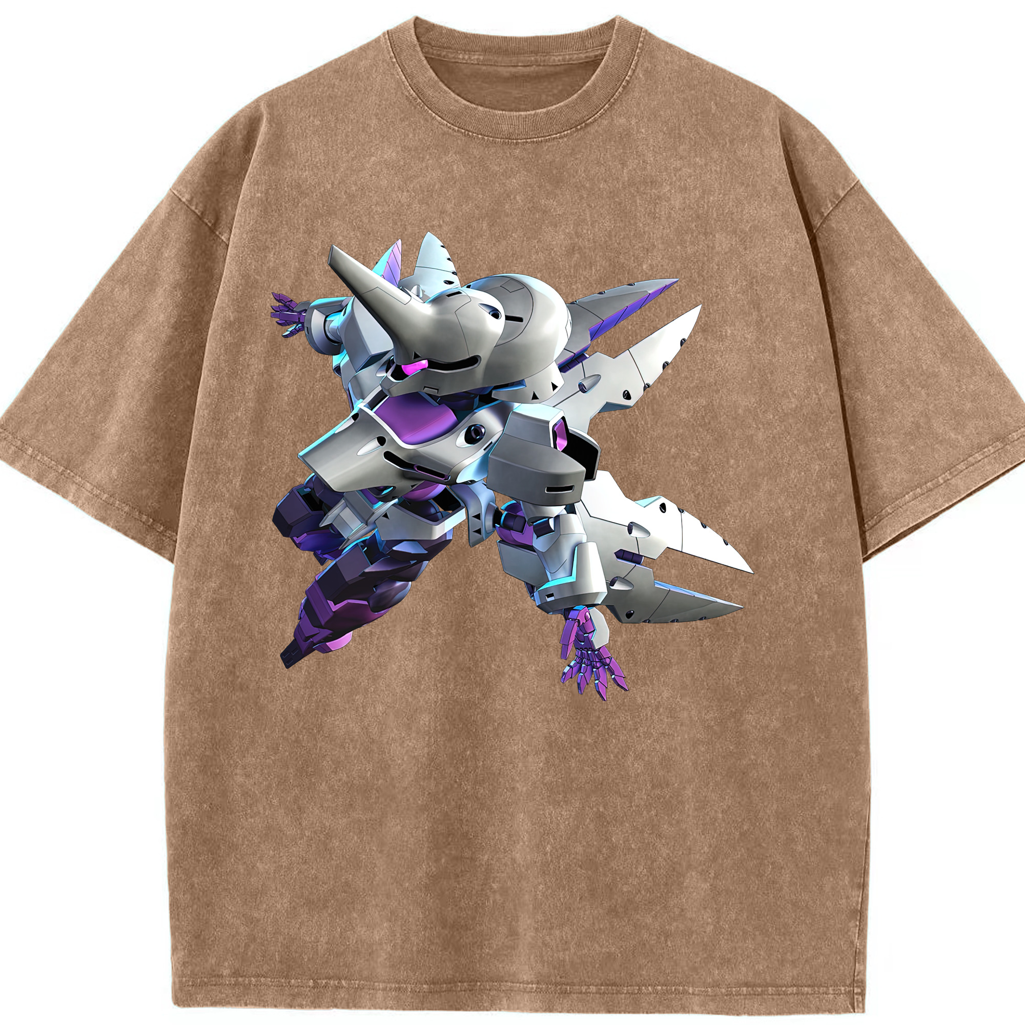 （画像用） 機動戦士ガンダム Mobile Suit Gundam 綿100% ヴィンテージ風 半袖Tシャツ（フロントプリント）