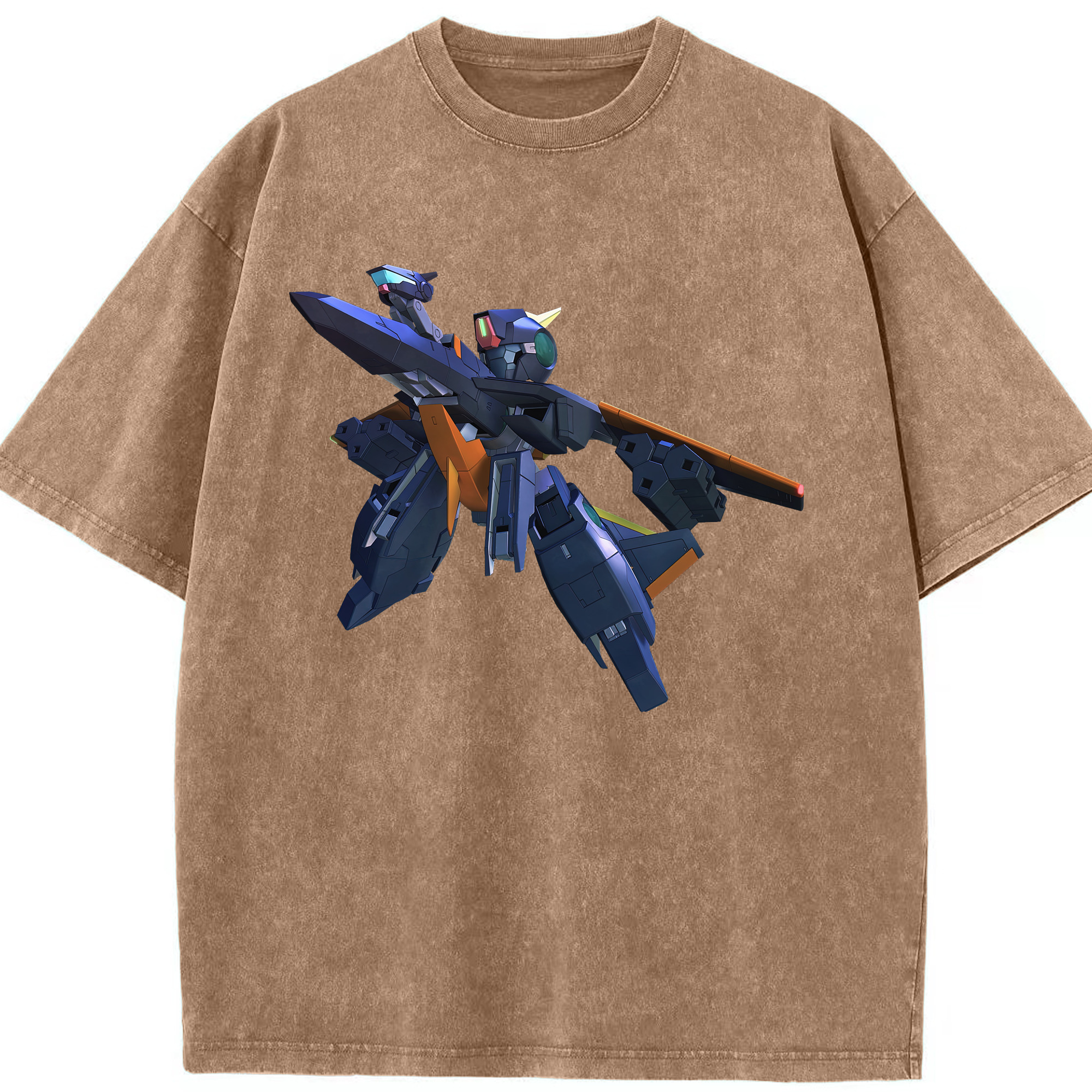 （画像用） 機動戦士ガンダム Mobile Suit Gundam 綿100% ヴィンテージ風 半袖Tシャツ（フロントプリント）