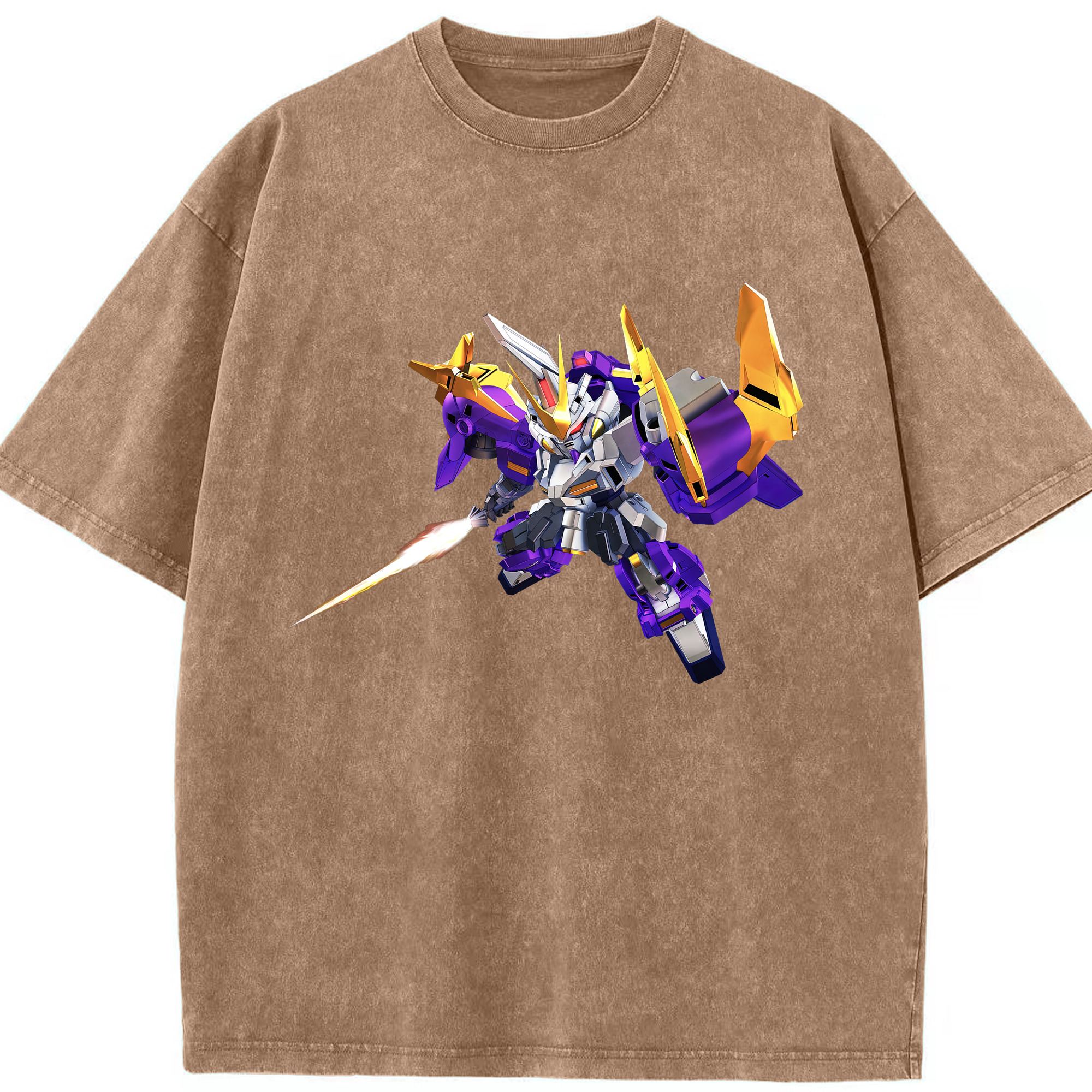 （画像用） 機動戦士ガンダム Mobile Suit Gundam 綿100% ヴィンテージ風 半袖Tシャツ（フロントプリント）