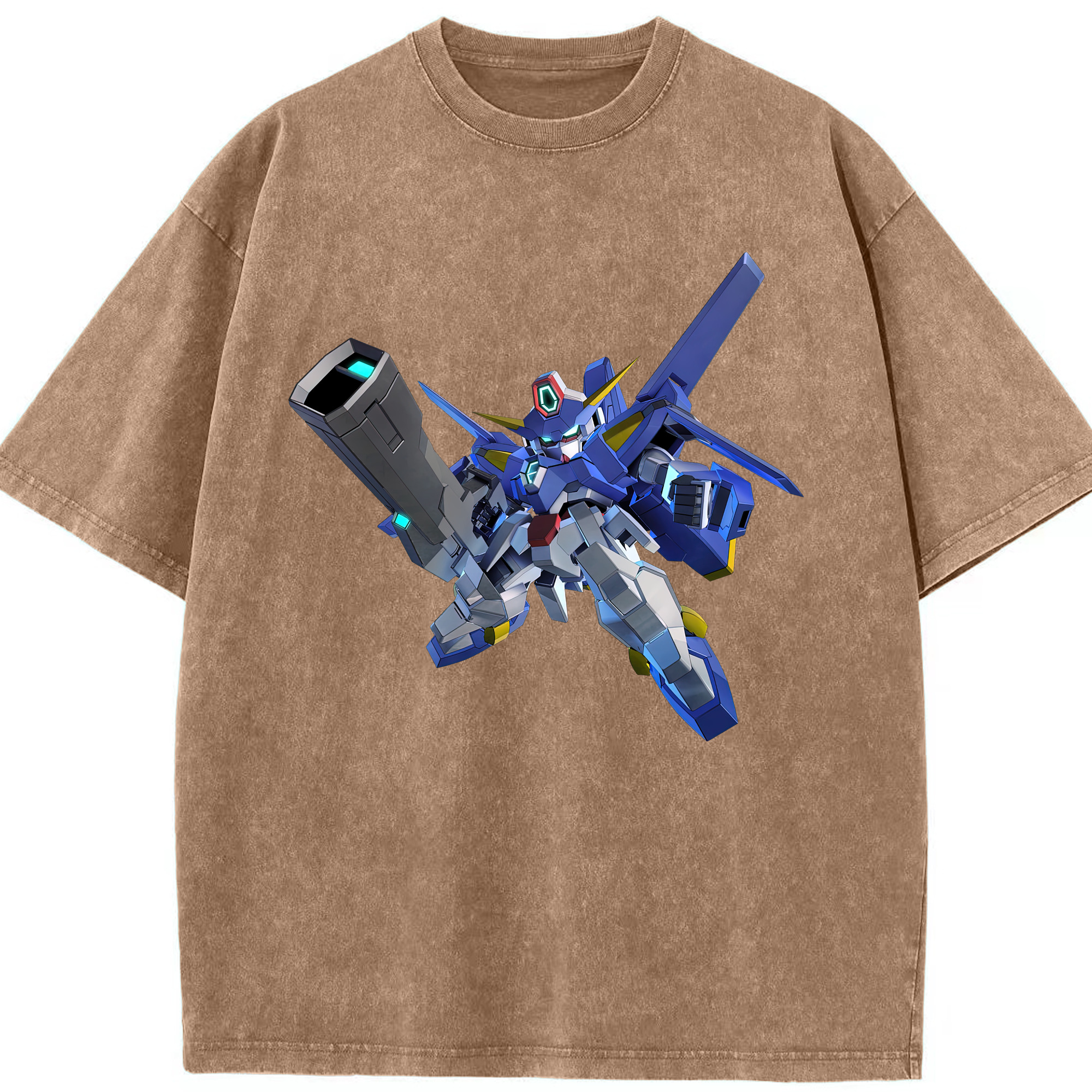 （画像用） 機動戦士ガンダム Mobile Suit Gundam 綿100% ヴィンテージ風 半袖Tシャツ（フロントプリント）