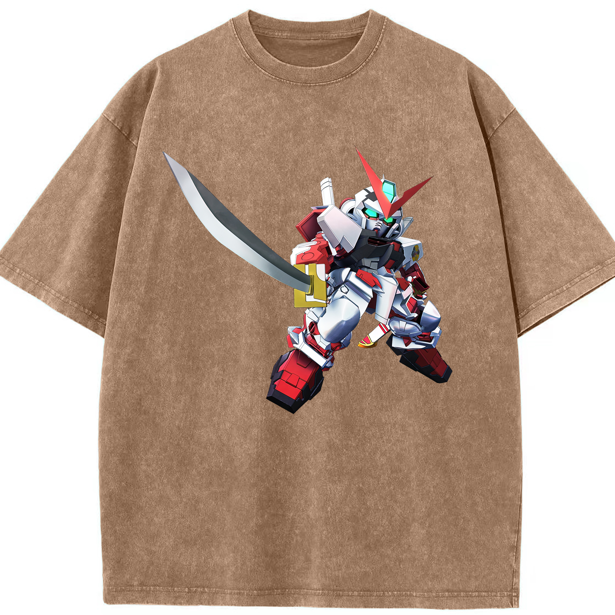 （画像用） 機動戦士ガンダム Mobile Suit Gundam 綿100% ヴィンテージ風 半袖Tシャツ（フロントプリント）