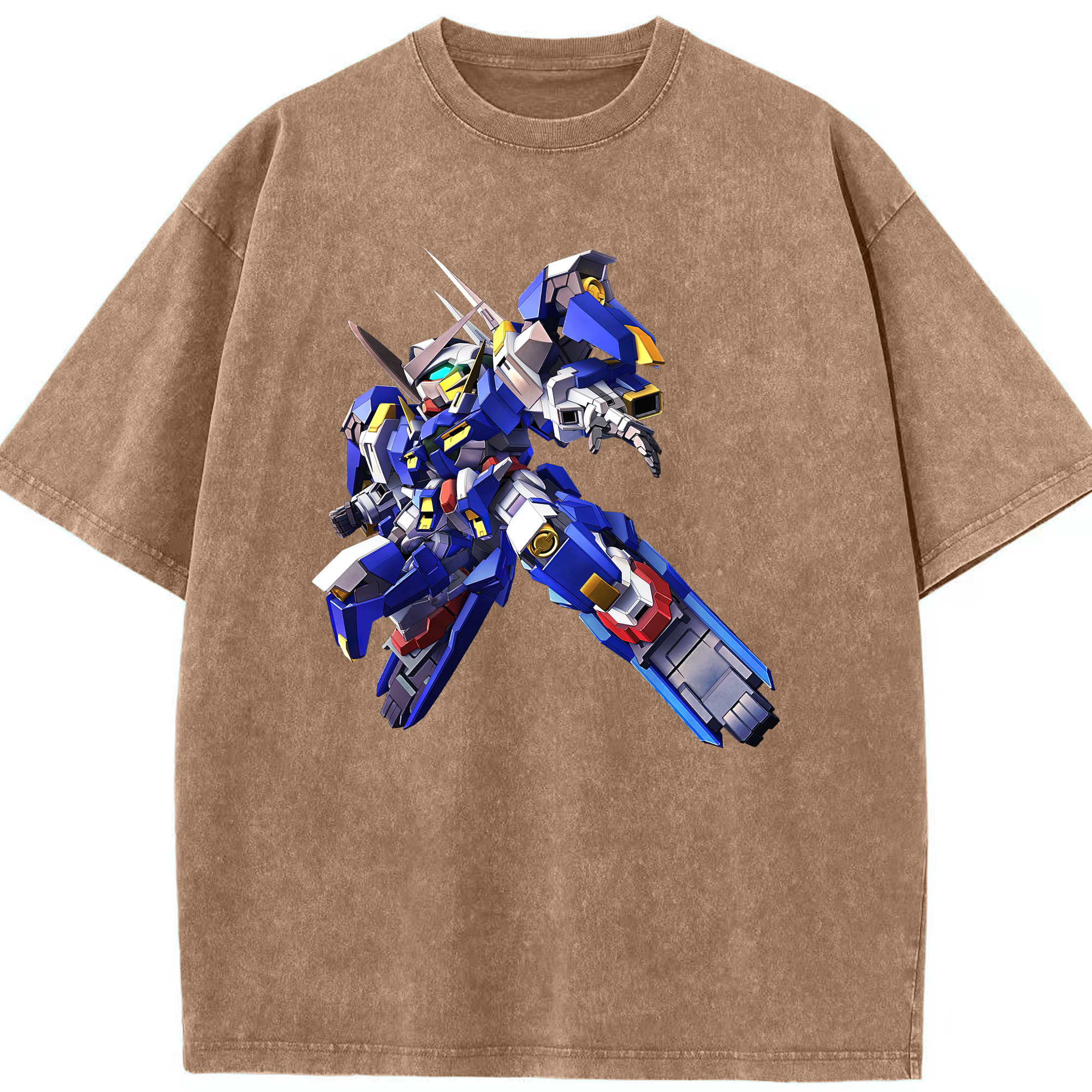 （画像用） 機動戦士ガンダム Mobile Suit Gundam 綿100% ヴィンテージ風 半袖Tシャツ（フロントプリント）