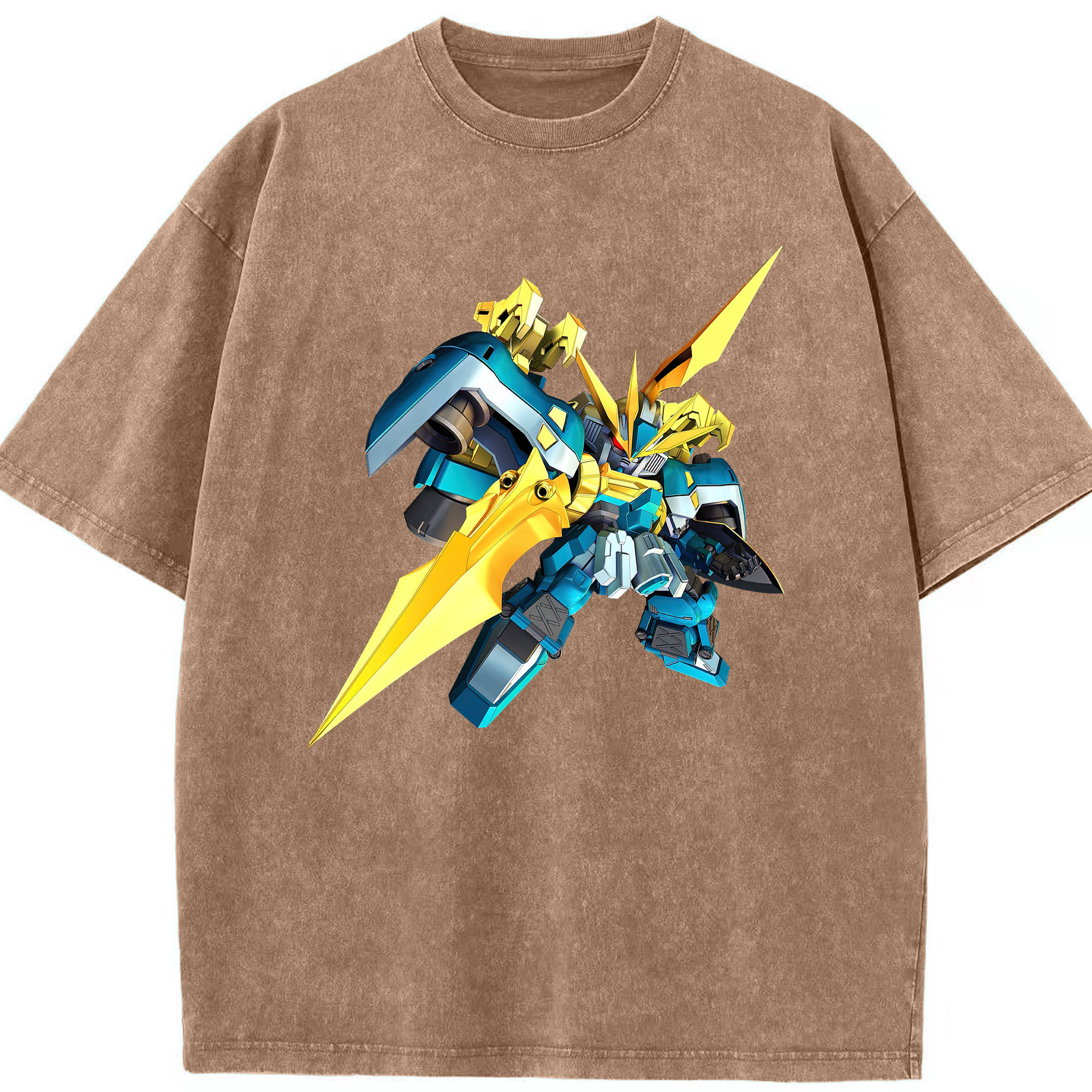 （画像用） 機動戦士ガンダム Mobile Suit Gundam 綿100% ヴィンテージ風 半袖Tシャツ（フロントプリント）