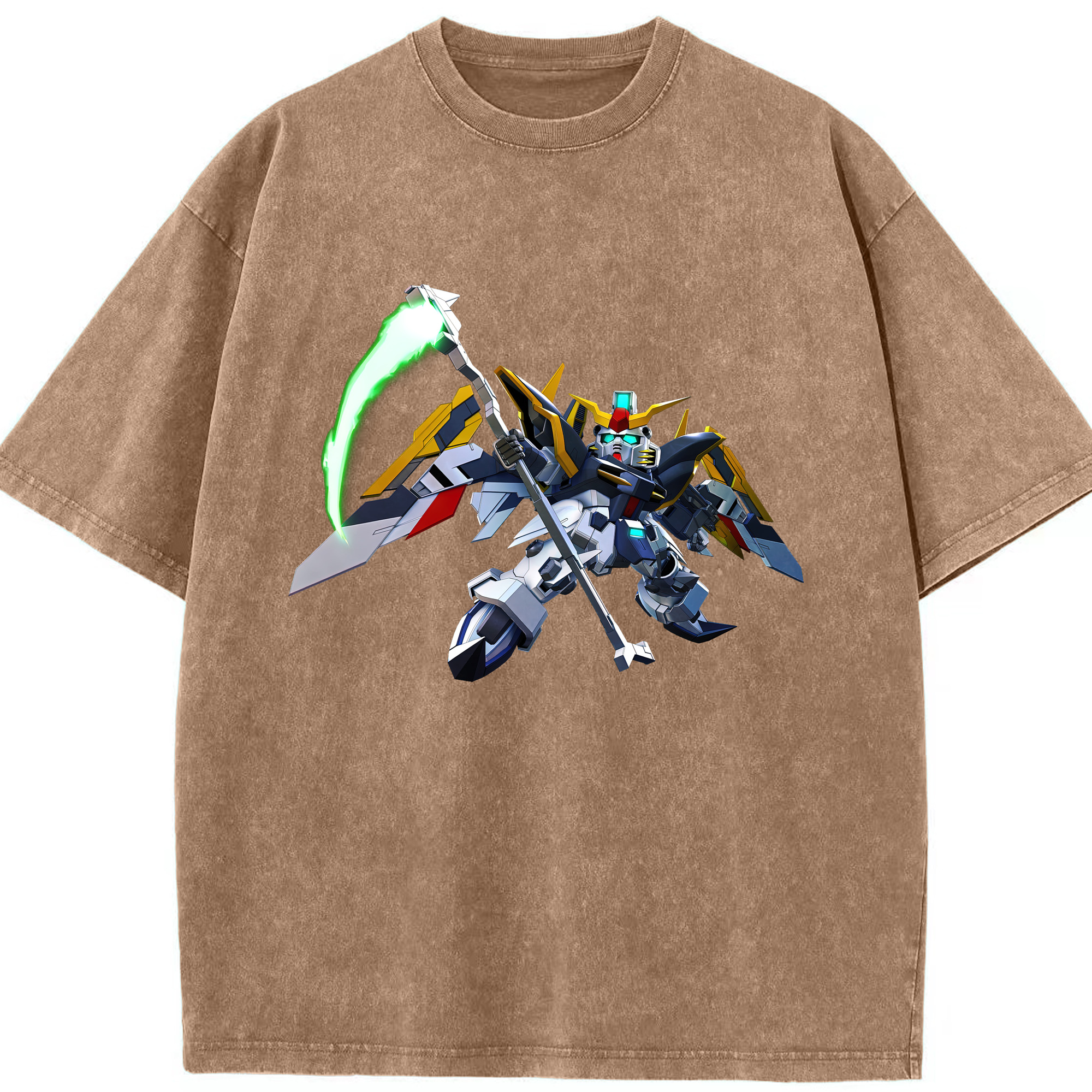 （画像用） 機動戦士ガンダム Mobile Suit Gundam 綿100% ヴィンテージ風 半袖Tシャツ（フロントプリント）