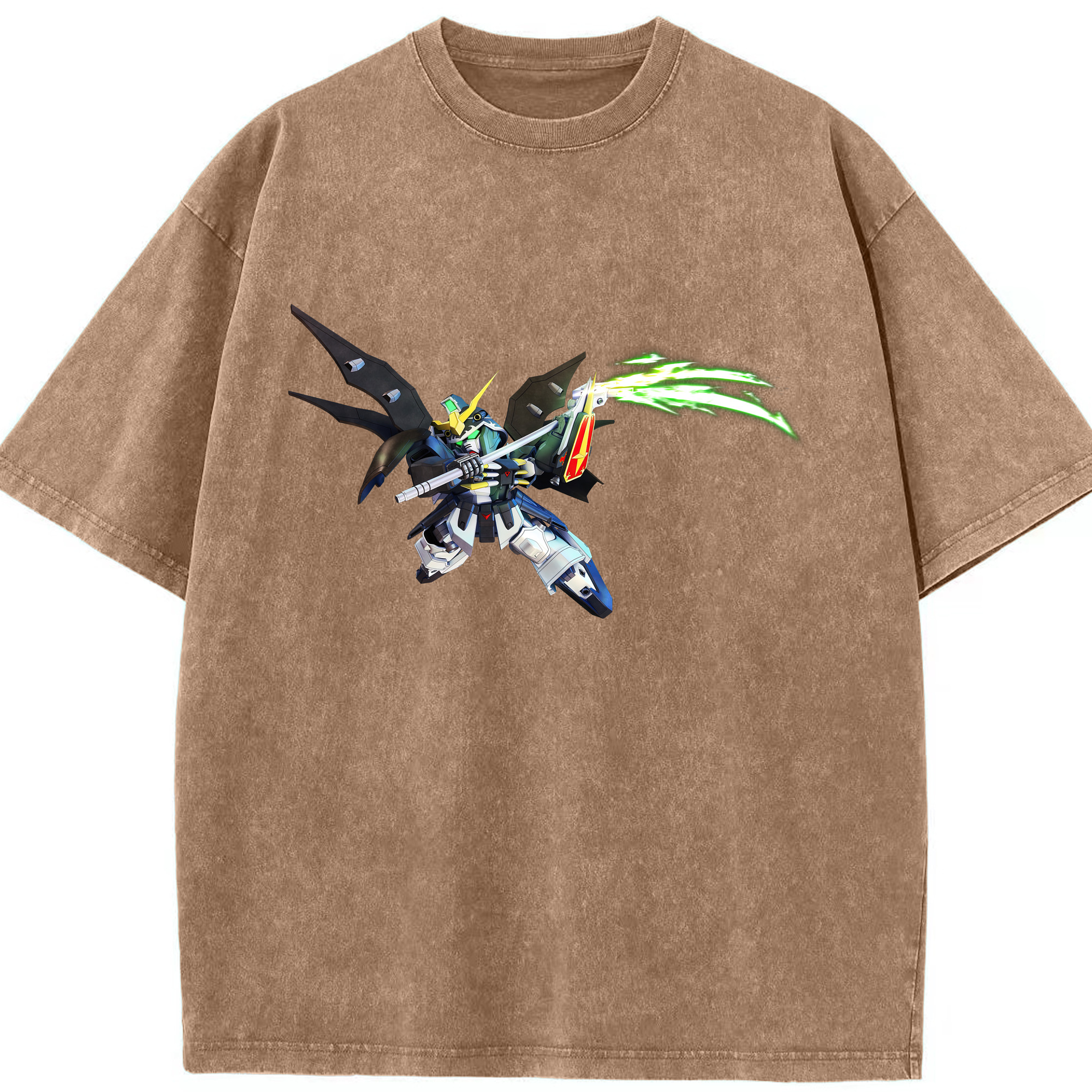 （画像用） 機動戦士ガンダム Mobile Suit Gundam 綿100% ヴィンテージ風 半袖Tシャツ（フロントプリント）