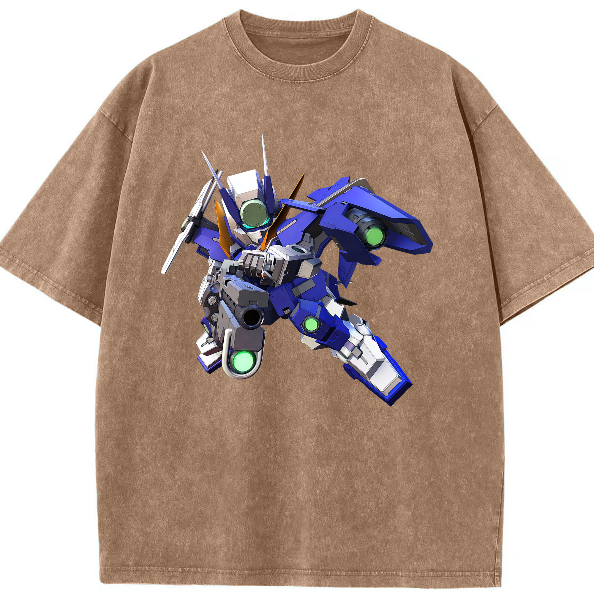 （画像用） 機動戦士ガンダム Mobile Suit Gundam 綿100% ヴィンテージ風 半袖Tシャツ（フロントプリント）