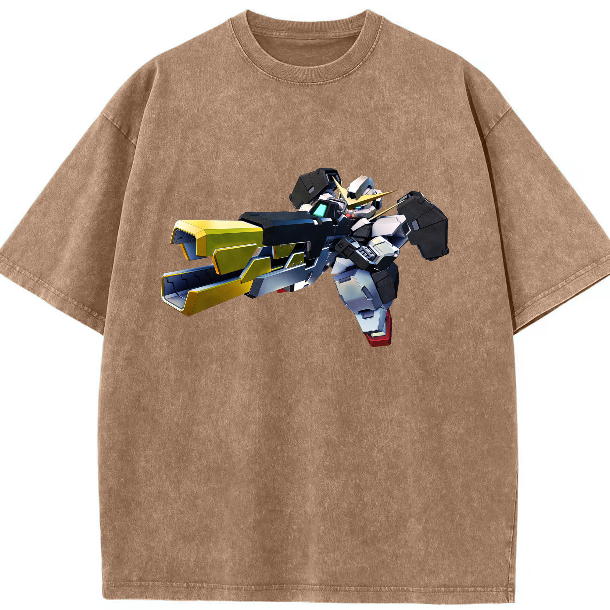 （画像用） 機動戦士ガンダム Mobile Suit Gundam 綿100% ヴィンテージ風 半袖Tシャツ（フロントプリント）