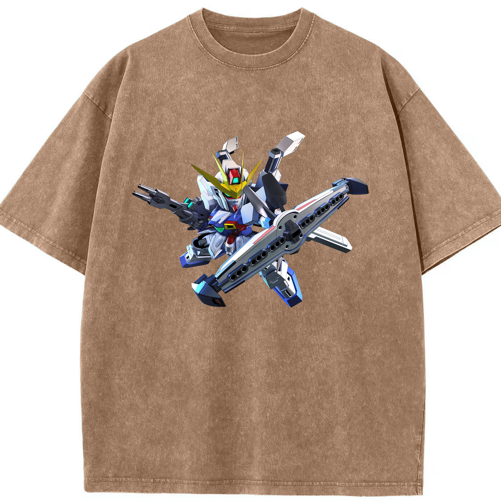 （画像用） 機動戦士ガンダム Mobile Suit Gundam 綿100% ヴィンテージ風 半袖Tシャツ（フロントプリント）