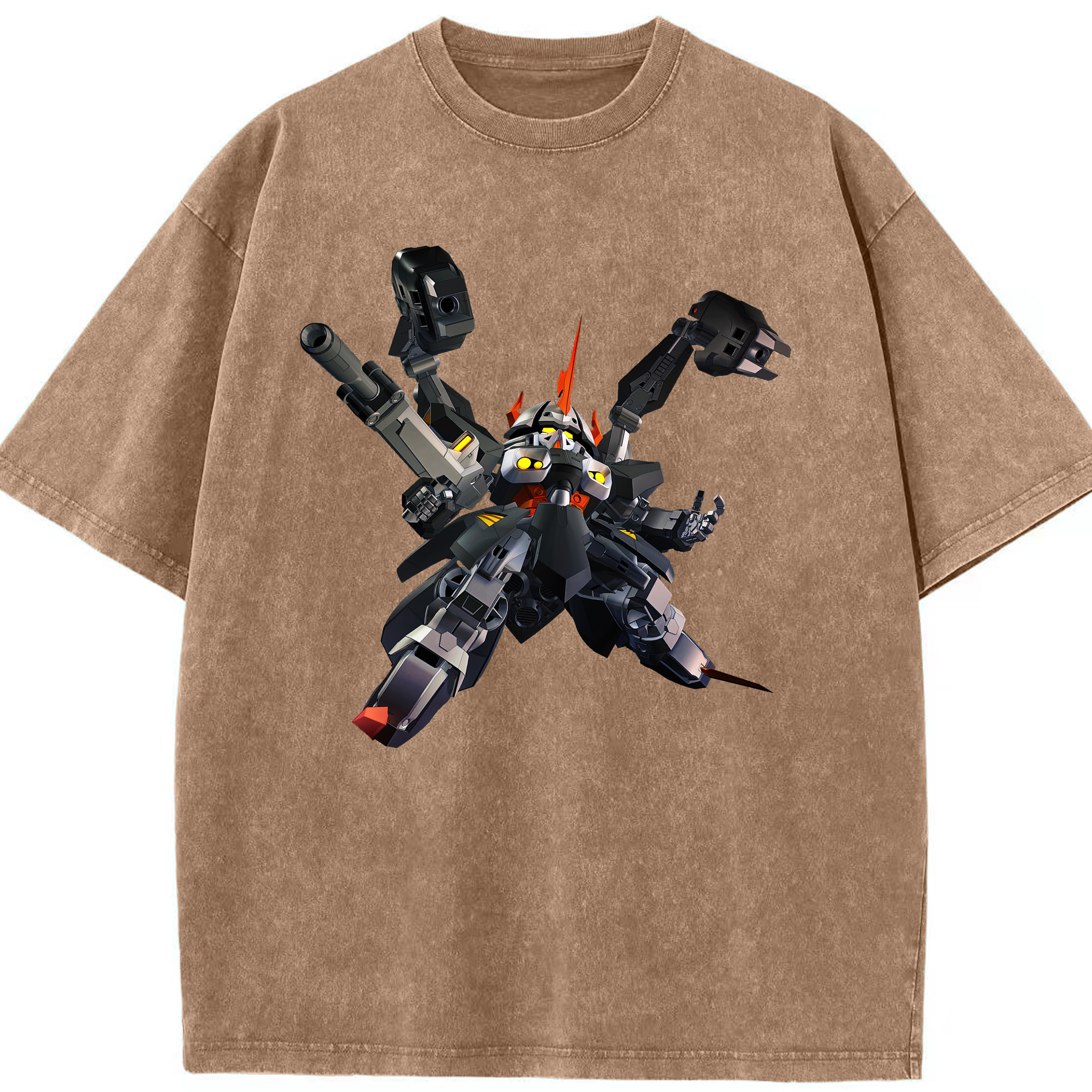 （画像用） 機動戦士ガンダム Mobile Suit Gundam 綿100% ヴィンテージ風 半袖Tシャツ（フロントプリント）