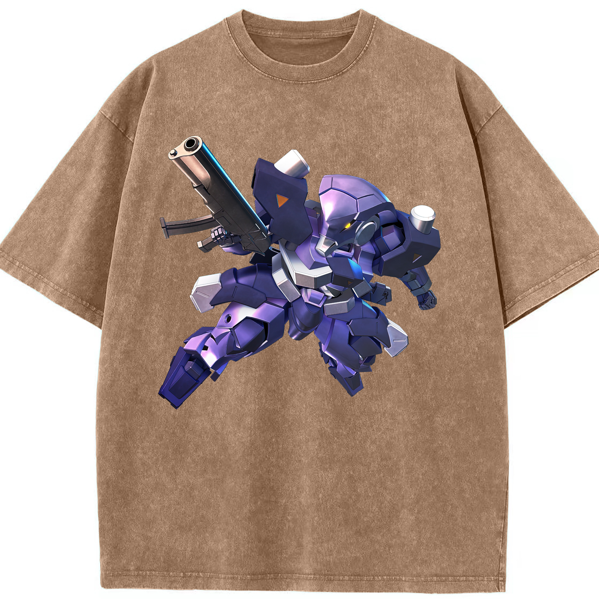 （画像用） 機動戦士ガンダム Mobile Suit Gundam 綿100% ヴィンテージ風 半袖Tシャツ（フロントプリント）