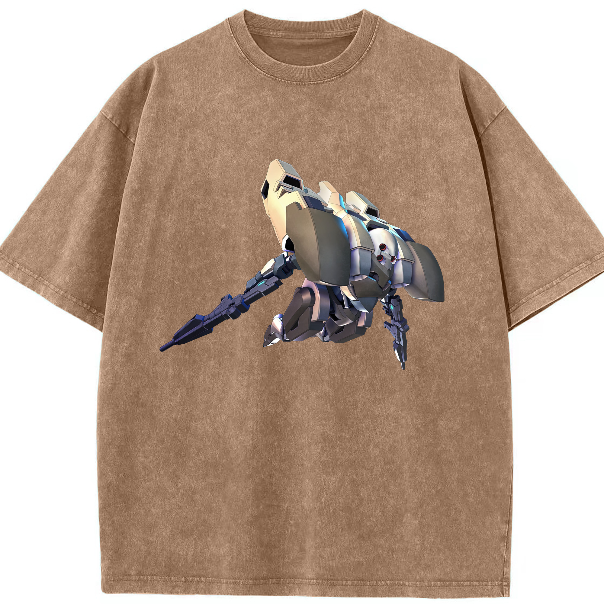 （画像用） 機動戦士ガンダム Mobile Suit Gundam 綿100% ヴィンテージ風 半袖Tシャツ（フロントプリント）