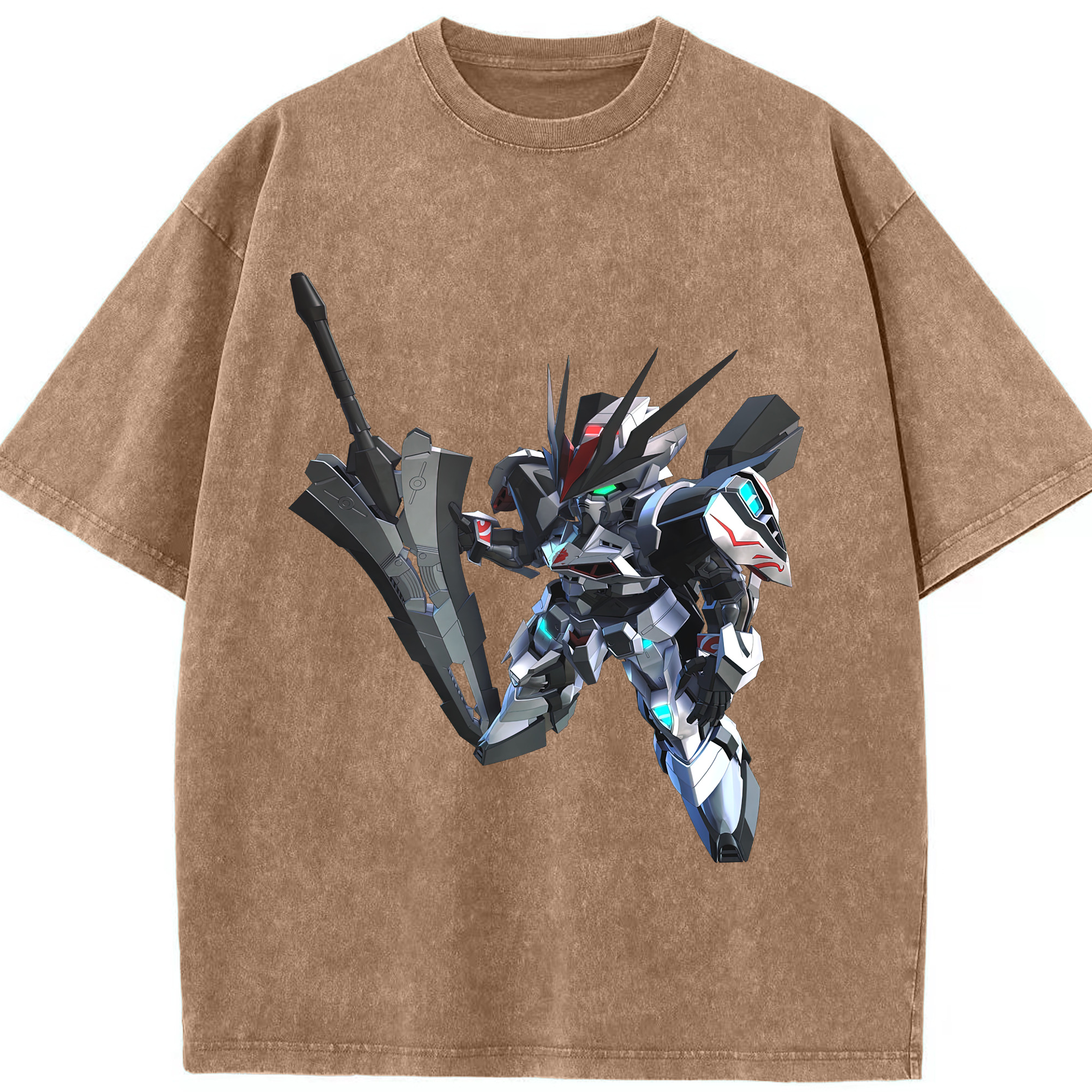 （画像用） 機動戦士ガンダム Mobile Suit Gundam 綿100% ヴィンテージ風 半袖Tシャツ（フロントプリント）