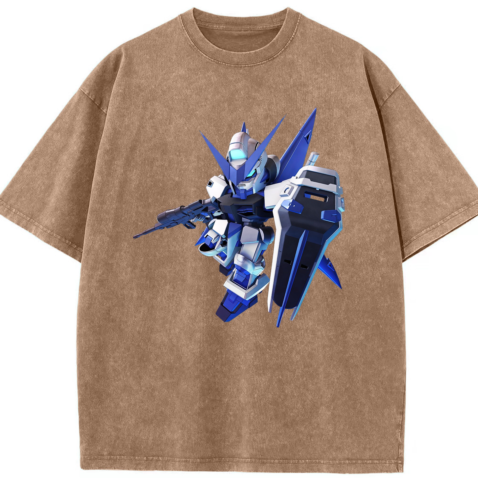 （画像用） 機動戦士ガンダム Mobile Suit Gundam 綿100% ヴィンテージ風 半袖Tシャツ（フロントプリント）