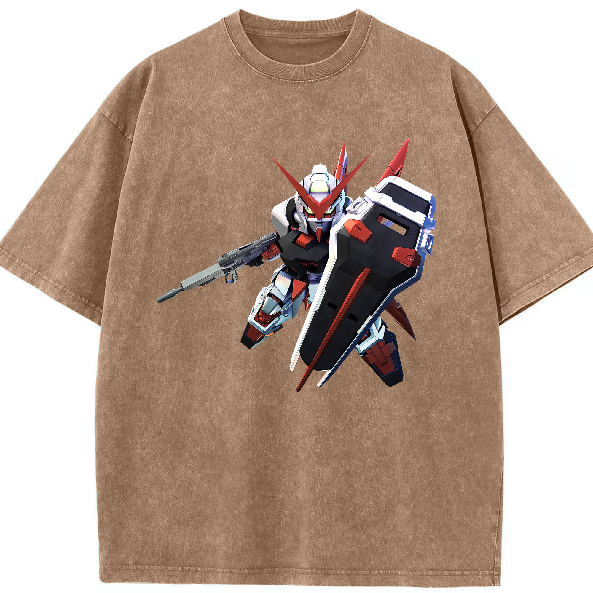 （画像用） 機動戦士ガンダム Mobile Suit Gundam 綿100% ヴィンテージ風 半袖Tシャツ（フロントプリント）