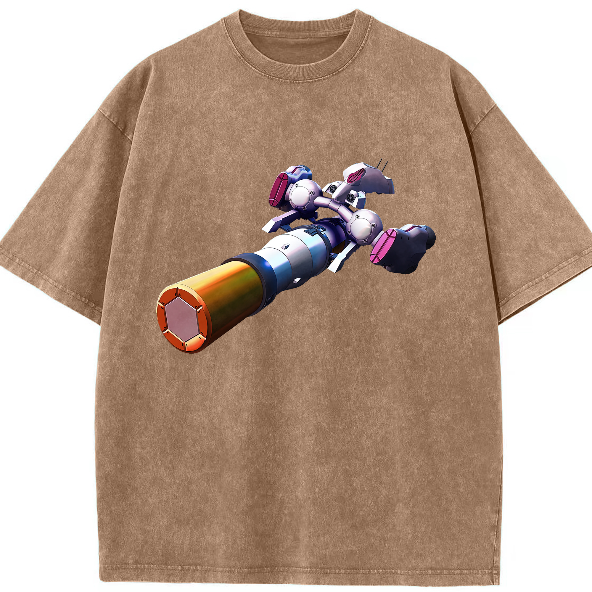 （画像用） 機動戦士ガンダム Mobile Suit Gundam 綿100% ヴィンテージ風 半袖Tシャツ（フロントプリント）