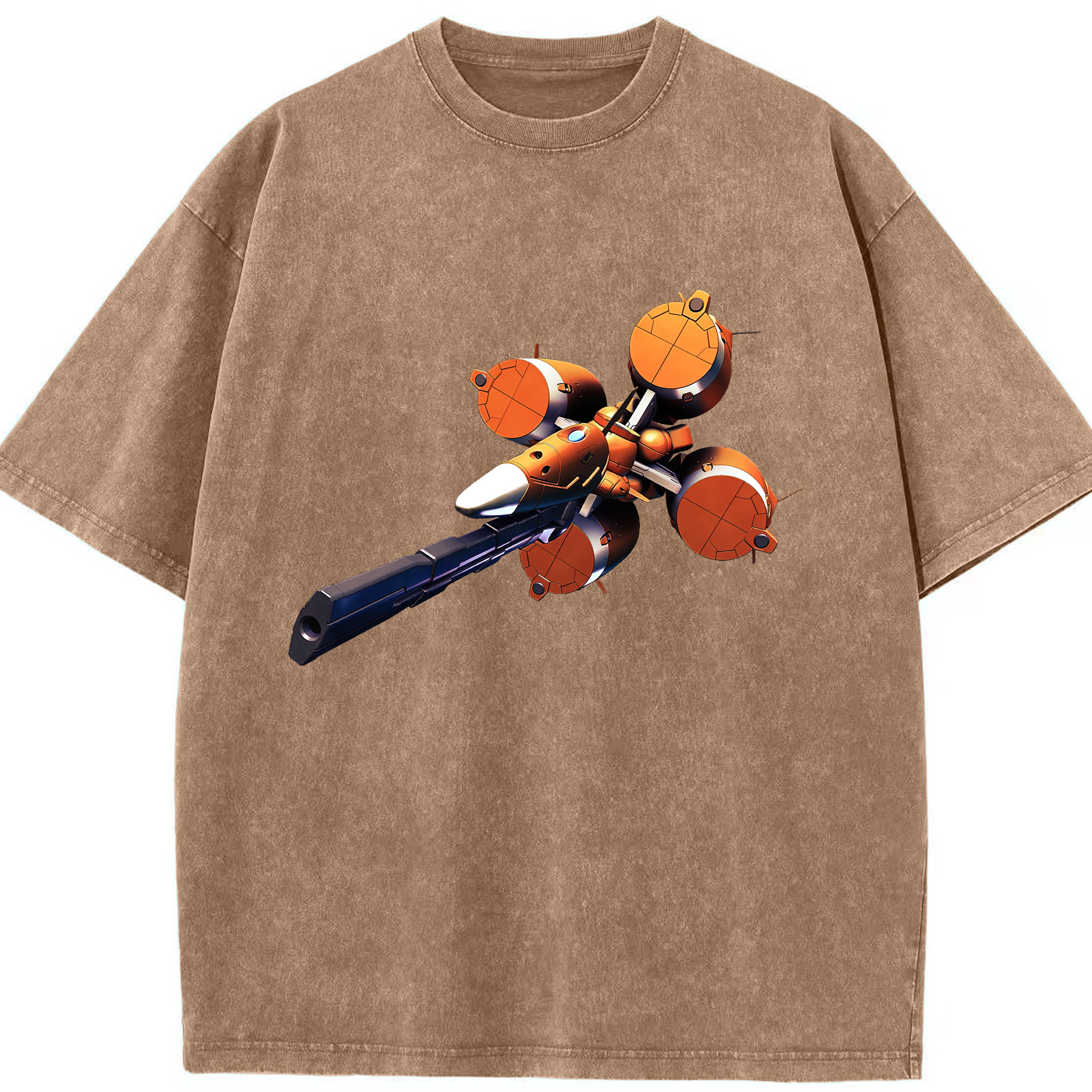 （画像用） 機動戦士ガンダム Mobile Suit Gundam 綿100% ヴィンテージ風 半袖Tシャツ（フロントプリント）