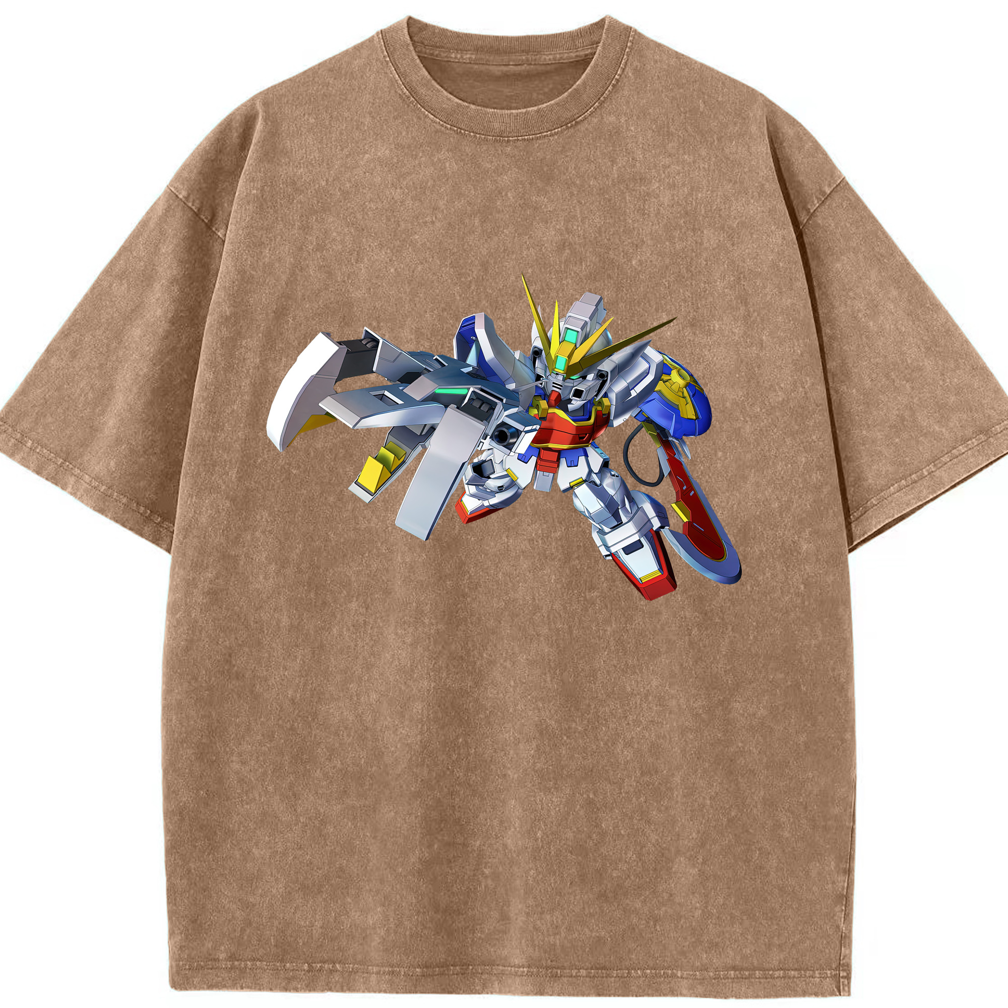（画像用） 機動戦士ガンダム Mobile Suit Gundam 綿100% ヴィンテージ風 半袖Tシャツ（フロントプリント）