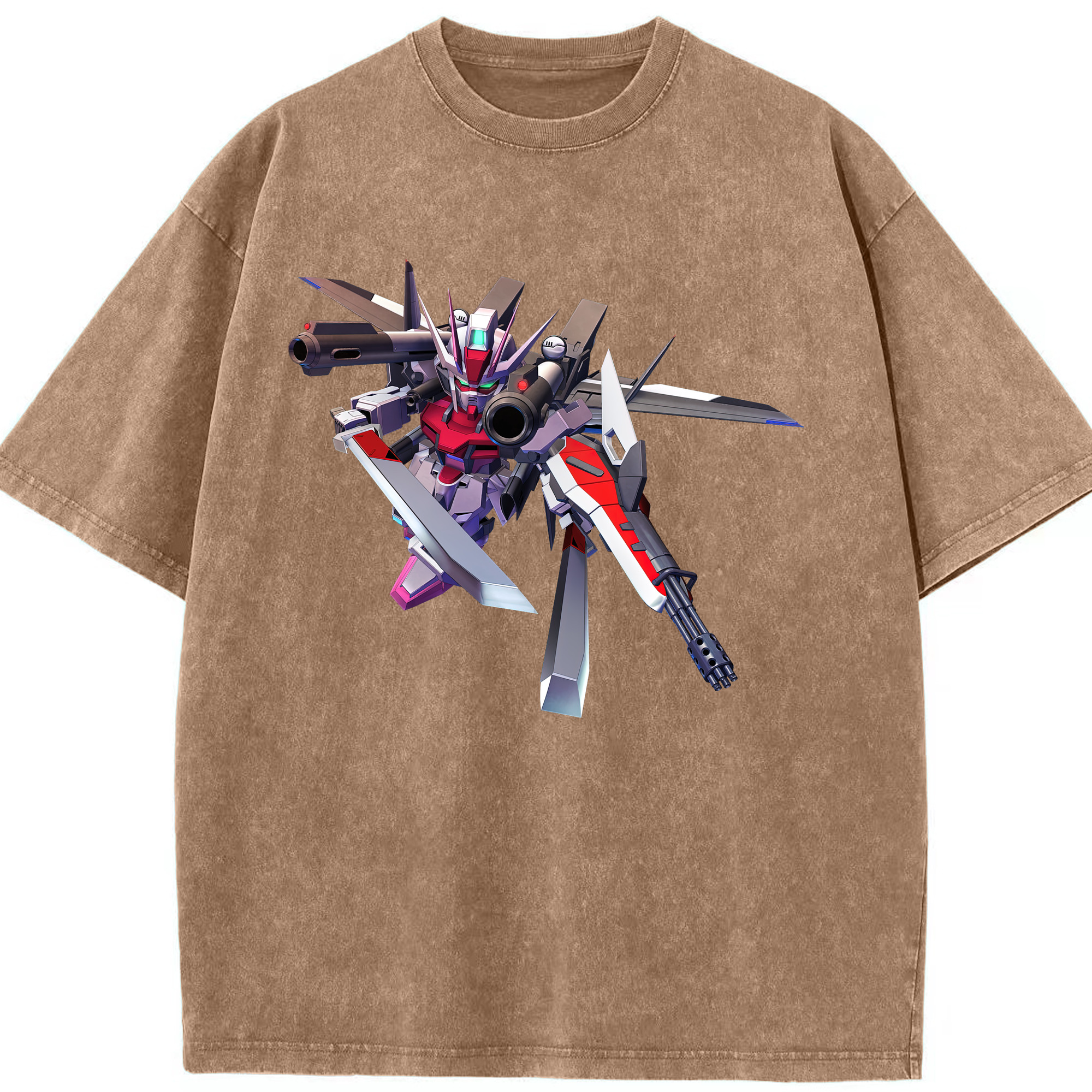 （画像用） 機動戦士ガンダム Mobile Suit Gundam 綿100% ヴィンテージ風 半袖Tシャツ（フロントプリント）