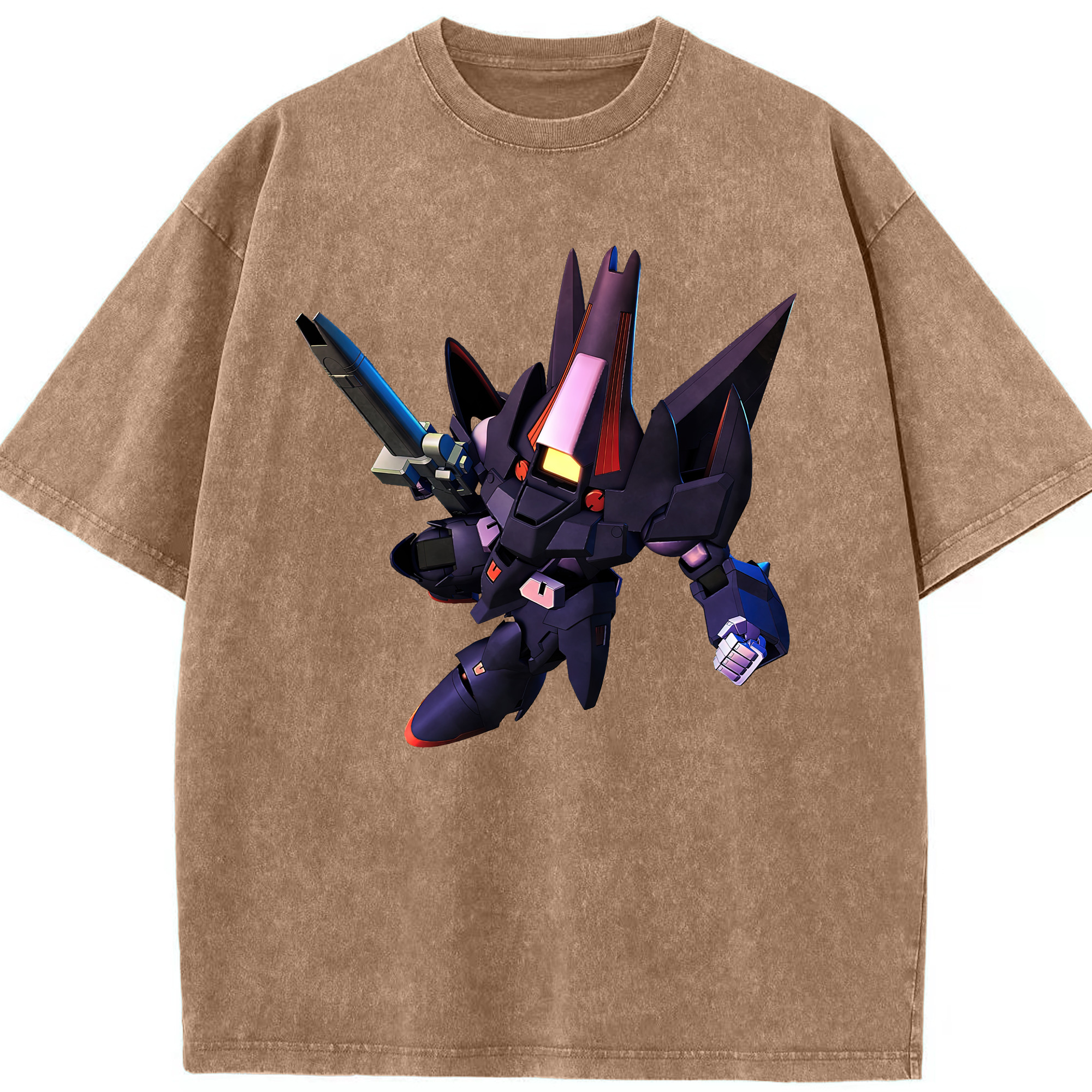 （画像用） 機動戦士ガンダム Mobile Suit Gundam 綿100% ヴィンテージ風 半袖Tシャツ（フロントプリント）