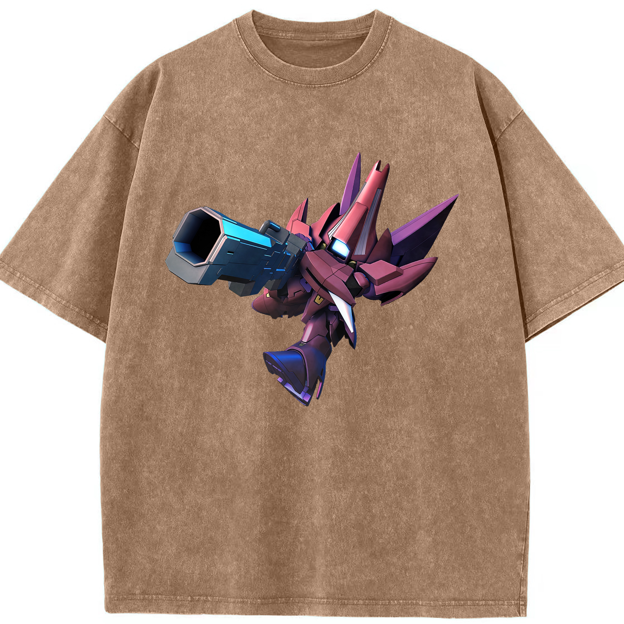 （画像用） 機動戦士ガンダム Mobile Suit Gundam 綿100% ヴィンテージ風 半袖Tシャツ（フロントプリント）