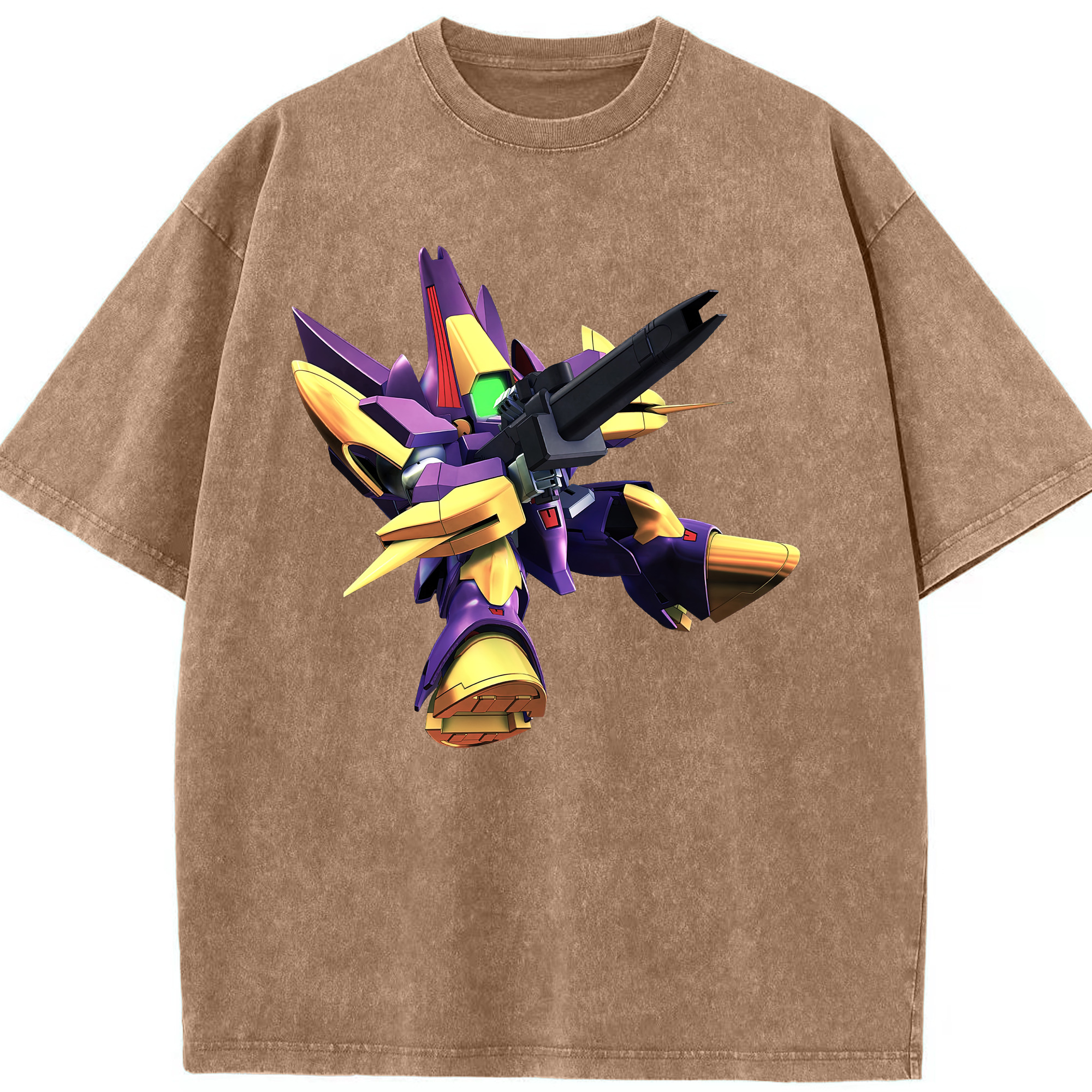 （画像用） 機動戦士ガンダム Mobile Suit Gundam 綿100% ヴィンテージ風 半袖Tシャツ（フロントプリント）