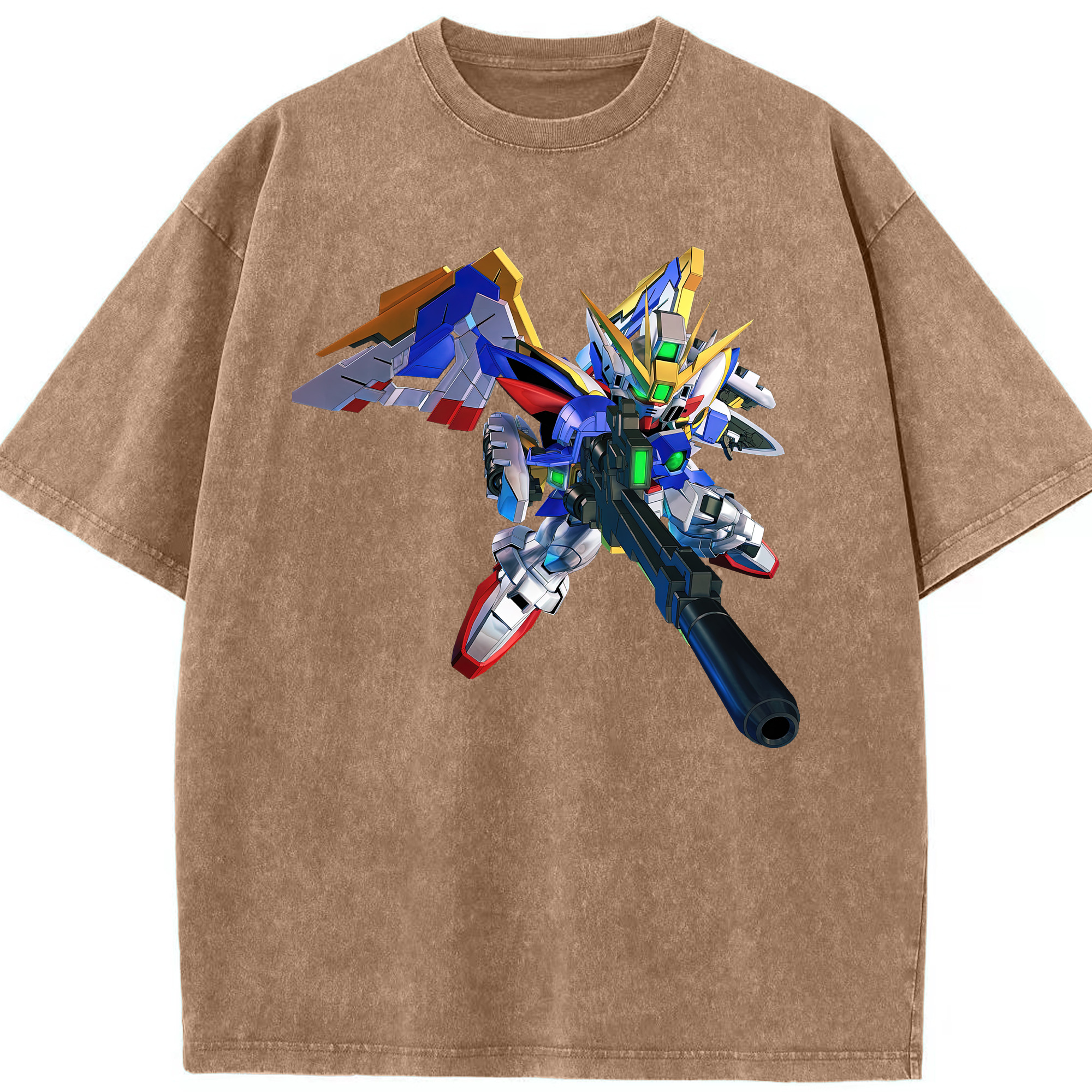 （画像用） 機動戦士ガンダム Mobile Suit Gundam 綿100% ヴィンテージ風 半袖Tシャツ（フロントプリント）
