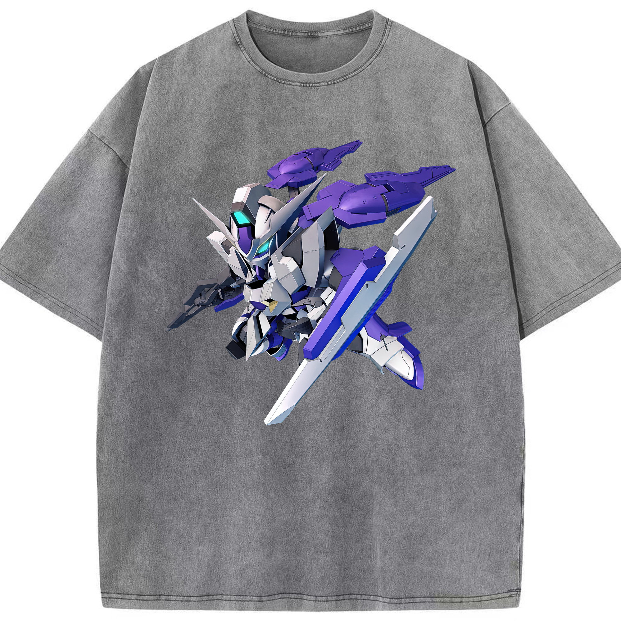 （画像用） 機動戦士ガンダム Mobile Suit Gundam 綿100% ヴィンテージ風 半袖Tシャツ（フロントプリント）