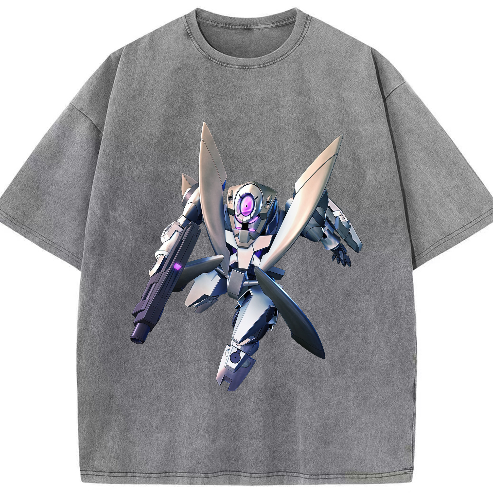 （画像用） 機動戦士ガンダム Mobile Suit Gundam 綿100% ヴィンテージ風 半袖Tシャツ（フロントプリント）