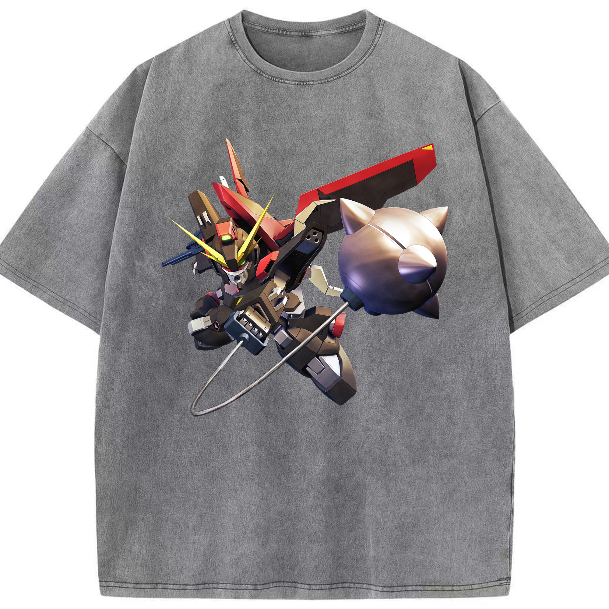 （画像用） 機動戦士ガンダム Mobile Suit Gundam 綿100% ヴィンテージ風 半袖Tシャツ（フロントプリント）