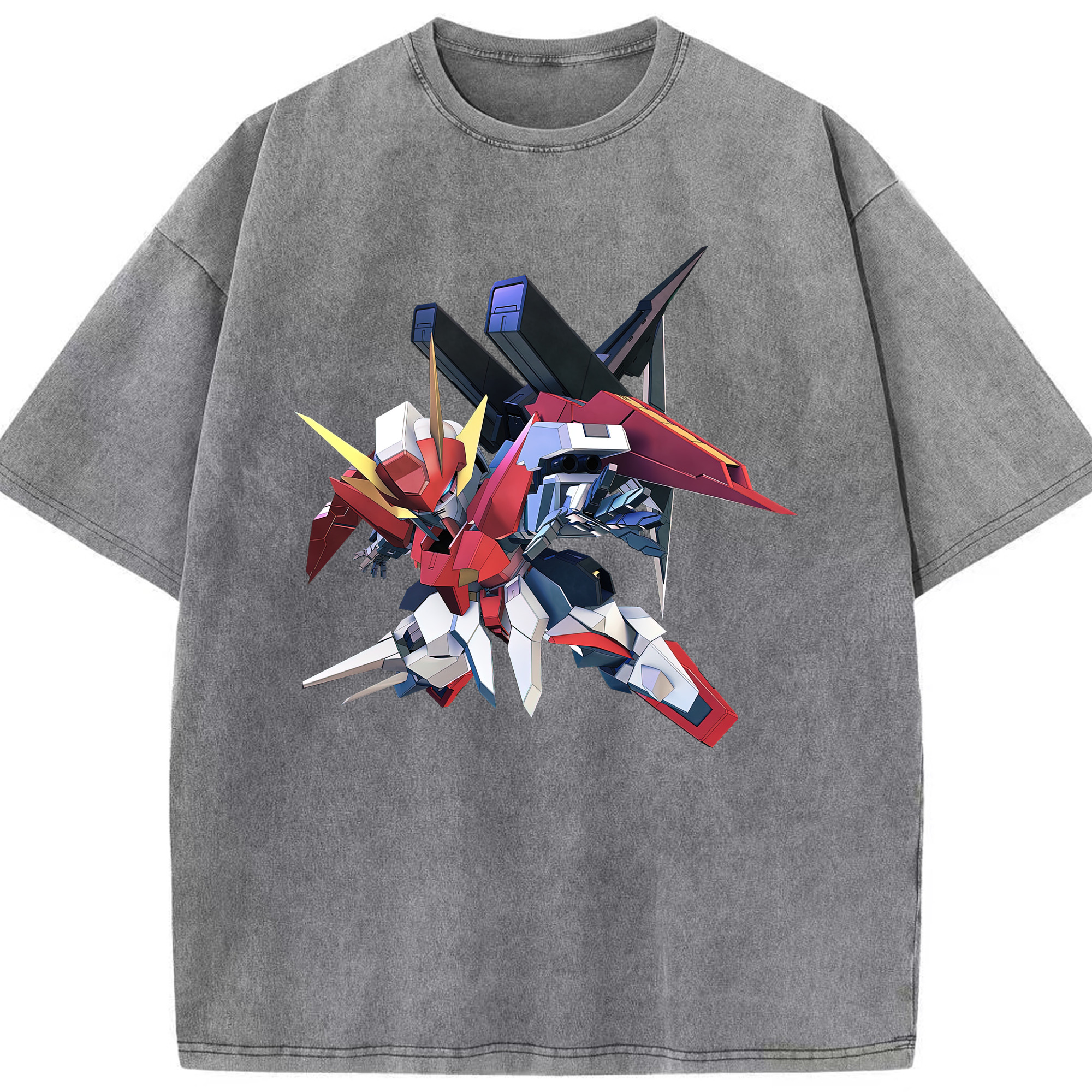 （画像用） 機動戦士ガンダム Mobile Suit Gundam 綿100% ヴィンテージ風 半袖Tシャツ（フロントプリント）