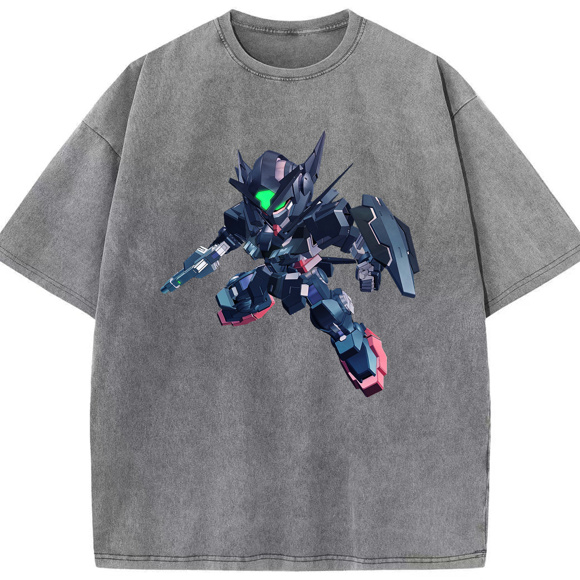 （画像用） 機動戦士ガンダム Mobile Suit Gundam 綿100% ヴィンテージ風 半袖Tシャツ（フロントプリント）