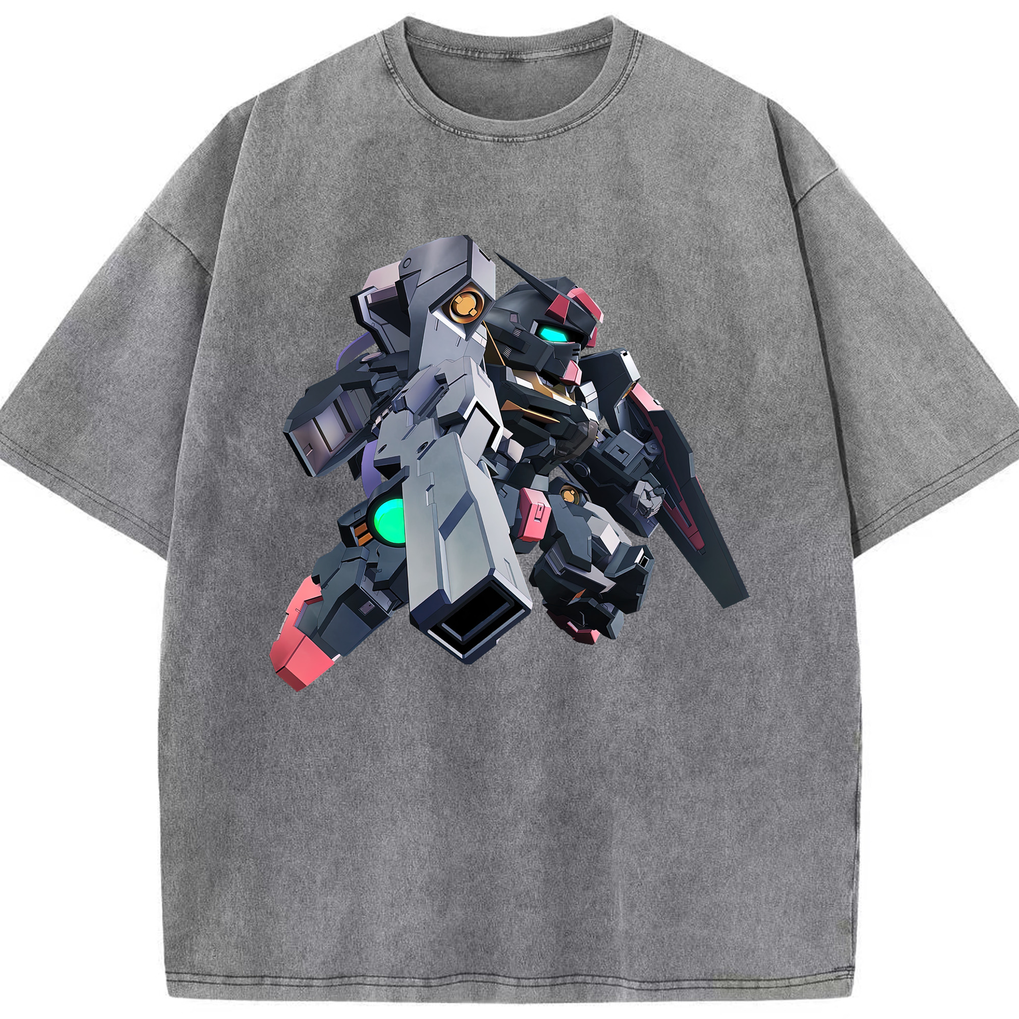 （画像用） 機動戦士ガンダム Mobile Suit Gundam 綿100% ヴィンテージ風 半袖Tシャツ（フロントプリント）