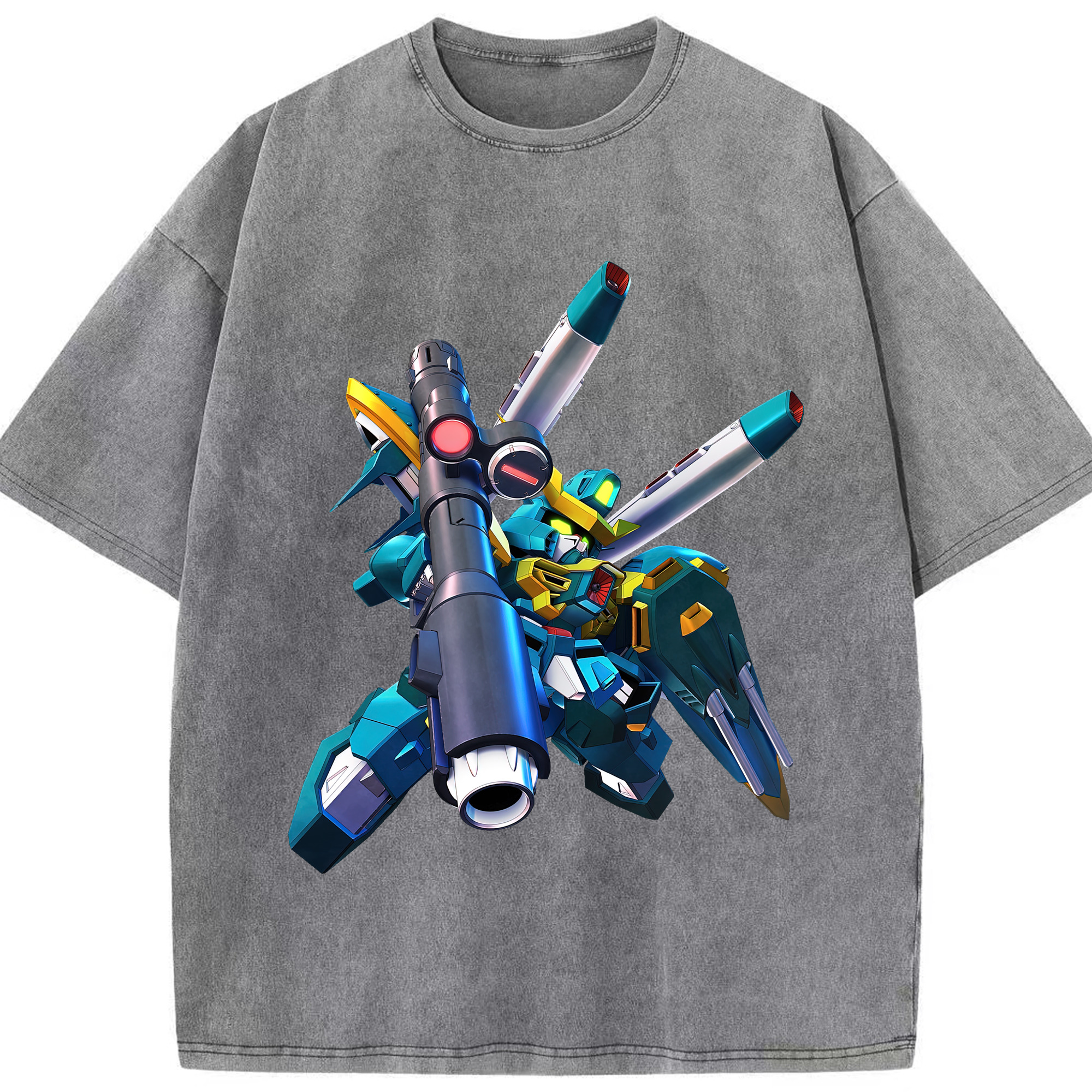 （画像用） 機動戦士ガンダム Mobile Suit Gundam 綿100% ヴィンテージ風 半袖Tシャツ（フロントプリント）