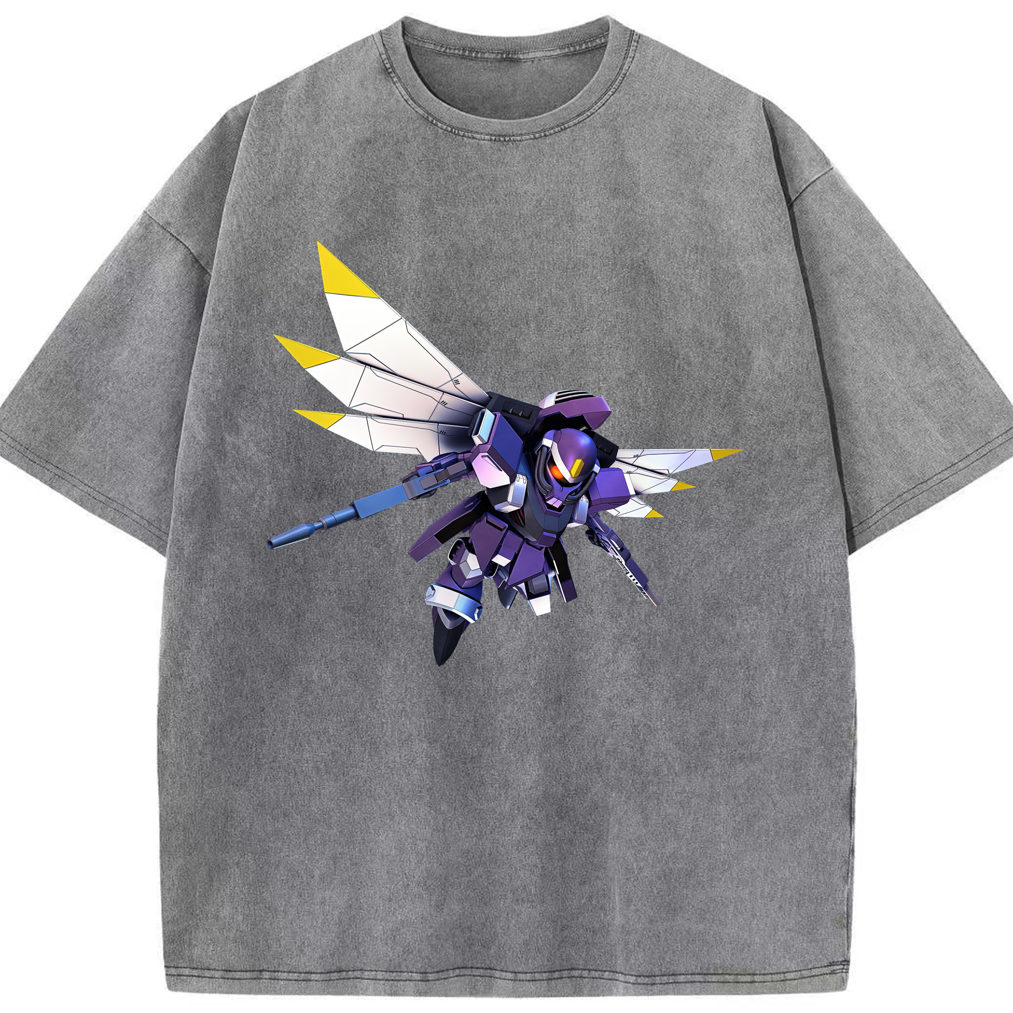 （画像用） 機動戦士ガンダム Mobile Suit Gundam 綿100% ヴィンテージ風 半袖Tシャツ（フロントプリント）