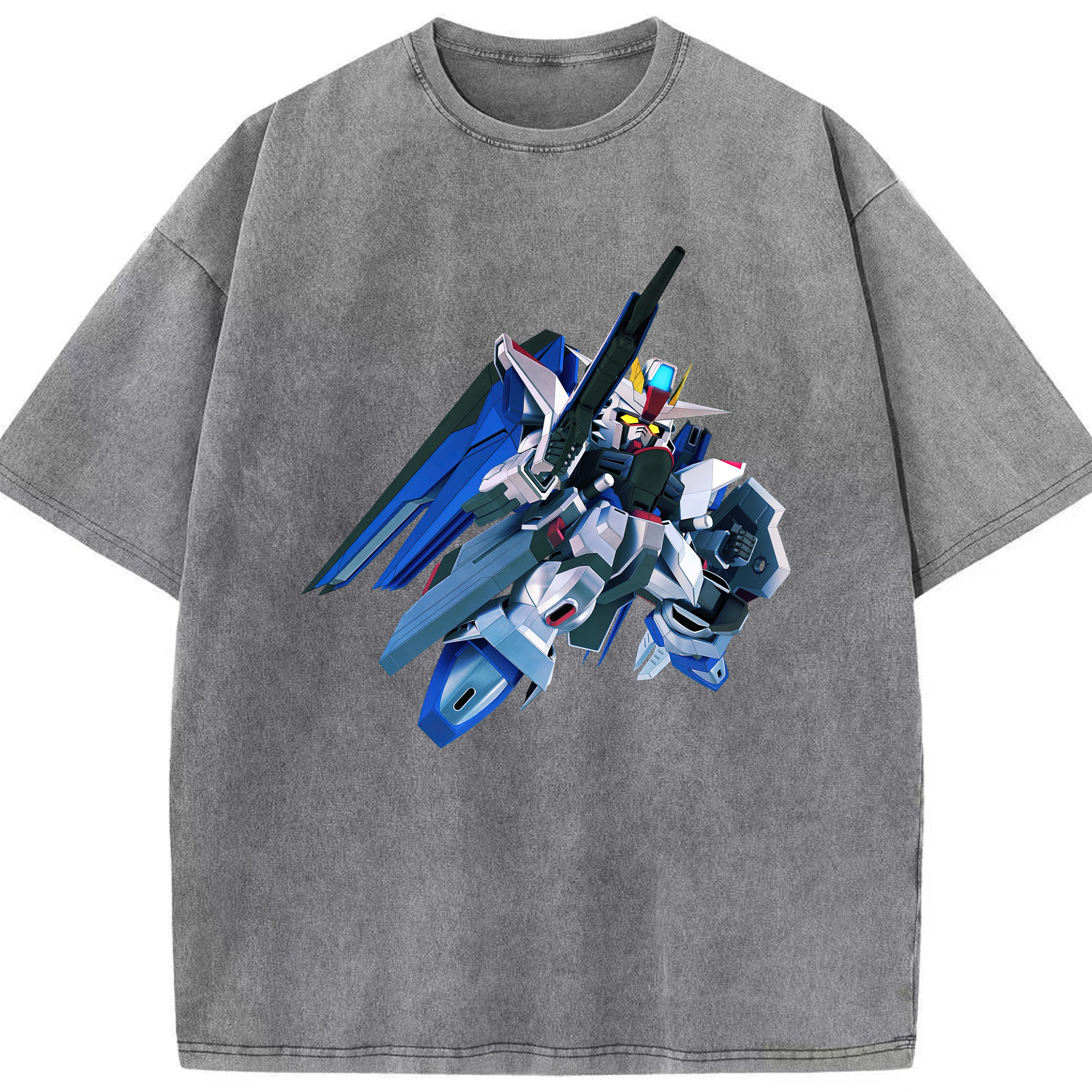 （画像用） 機動戦士ガンダム Mobile Suit Gundam 綿100% ヴィンテージ風 半袖Tシャツ（フロントプリント）