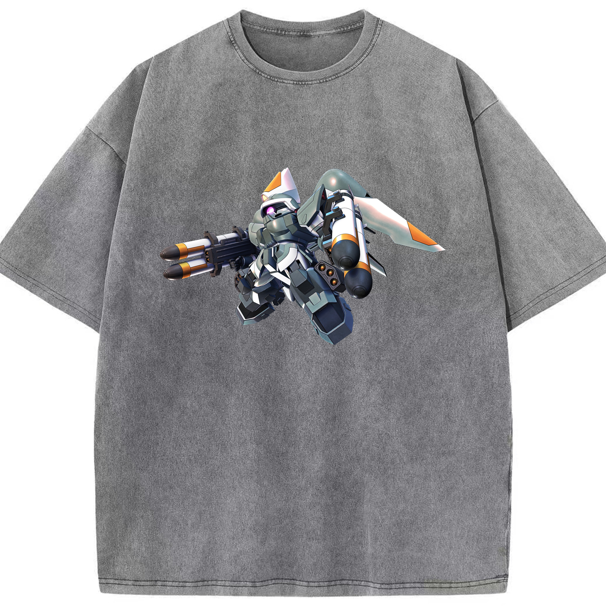 （画像用） 機動戦士ガンダム Mobile Suit Gundam 綿100% ヴィンテージ風 半袖Tシャツ（フロントプリント）