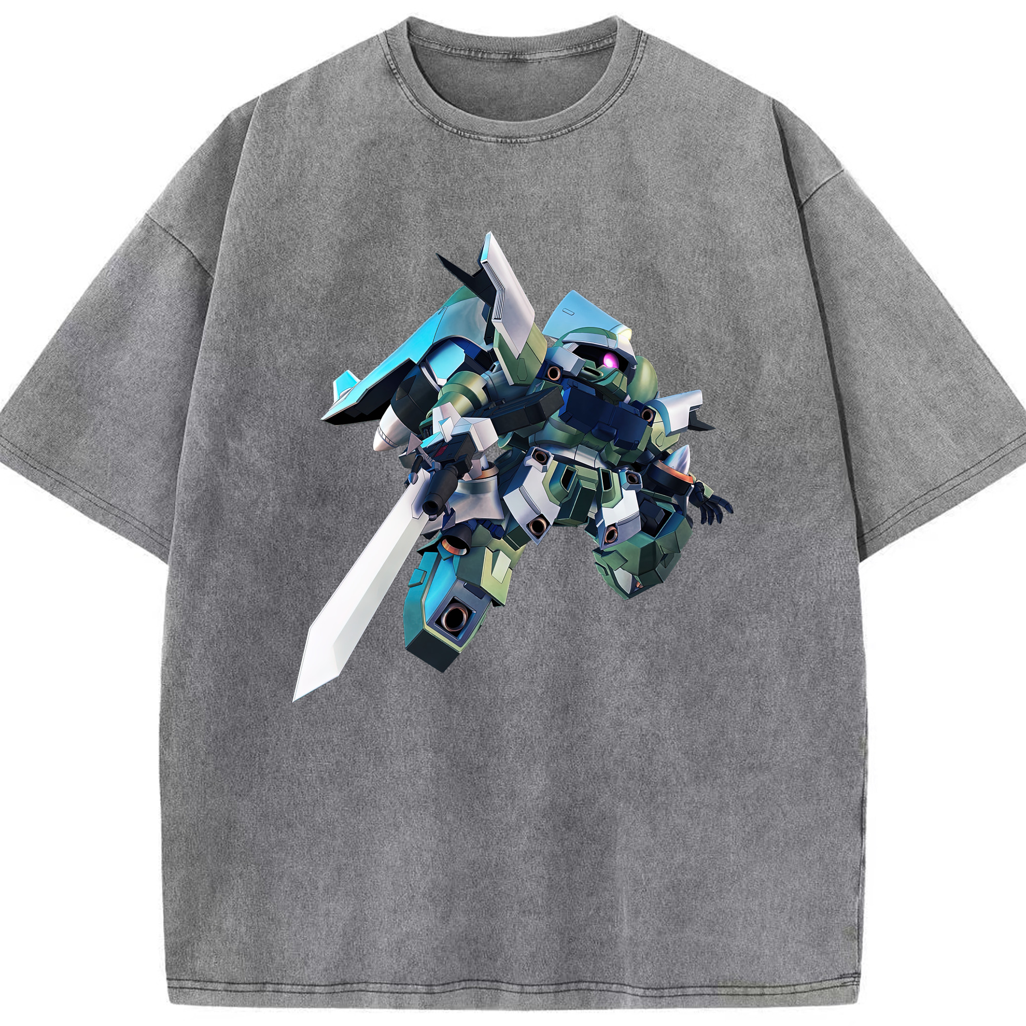 （画像用） 機動戦士ガンダム Mobile Suit Gundam 綿100% ヴィンテージ風 半袖Tシャツ（フロントプリント）