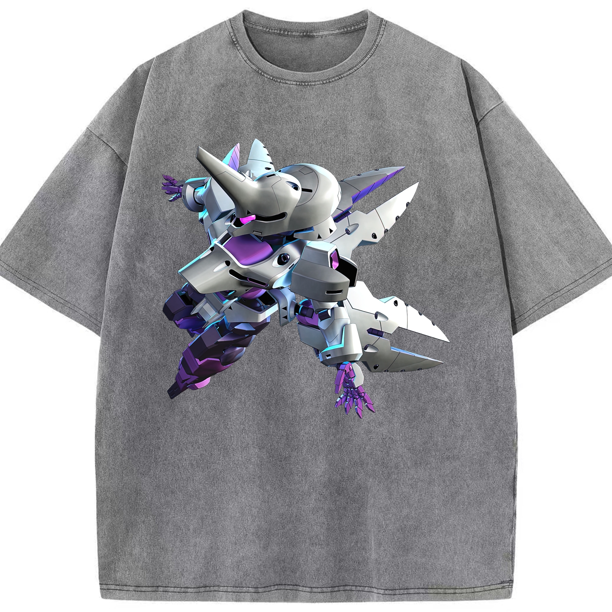 （画像用） 機動戦士ガンダム Mobile Suit Gundam 綿100% ヴィンテージ風 半袖Tシャツ（フロントプリント）