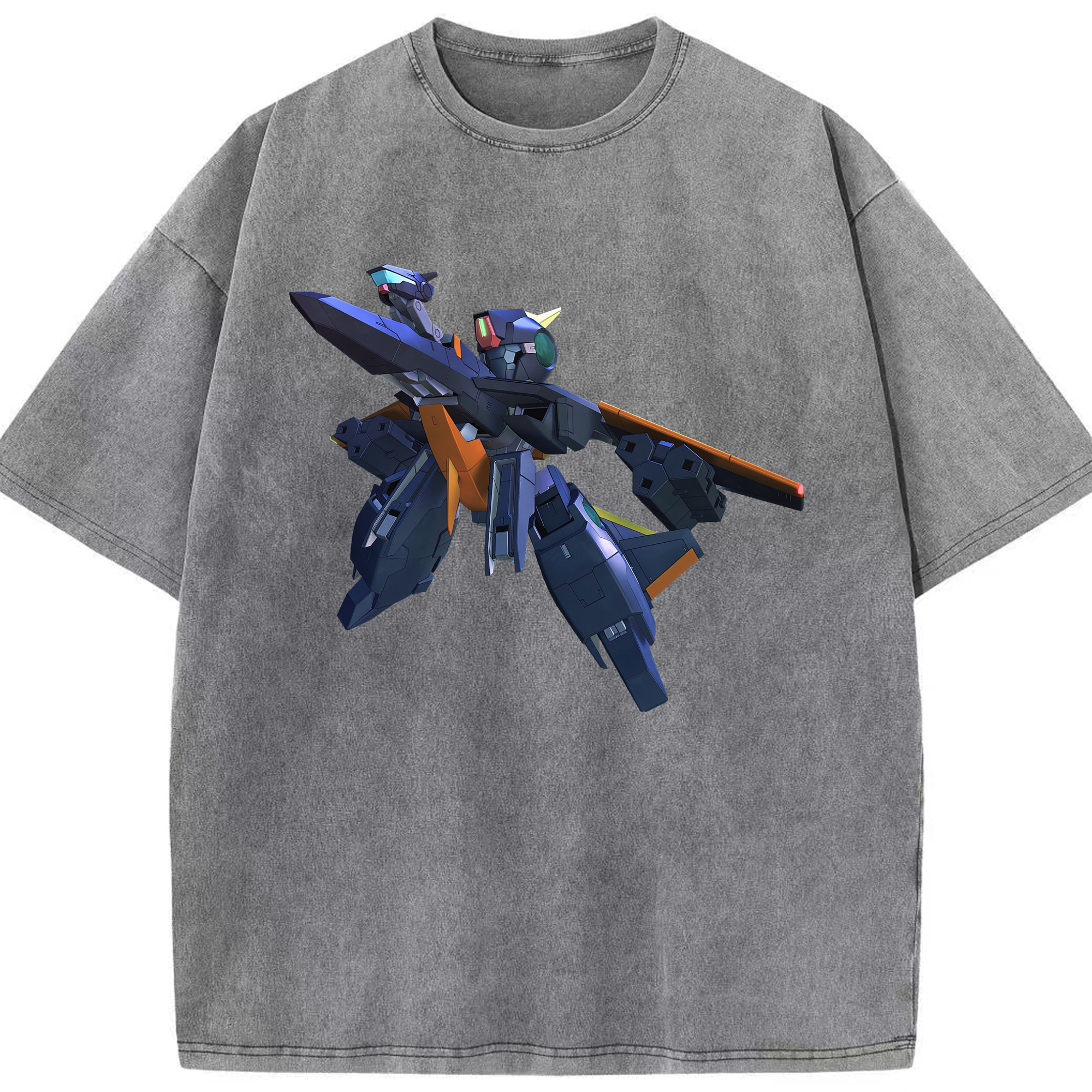 （画像用） 機動戦士ガンダム Mobile Suit Gundam 綿100% ヴィンテージ風 半袖Tシャツ（フロントプリント）