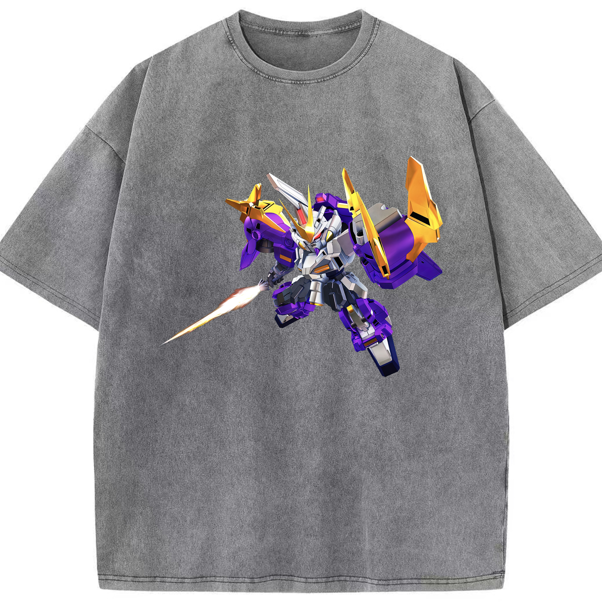 （画像用） 機動戦士ガンダム Mobile Suit Gundam 綿100% ヴィンテージ風 半袖Tシャツ（フロントプリント）