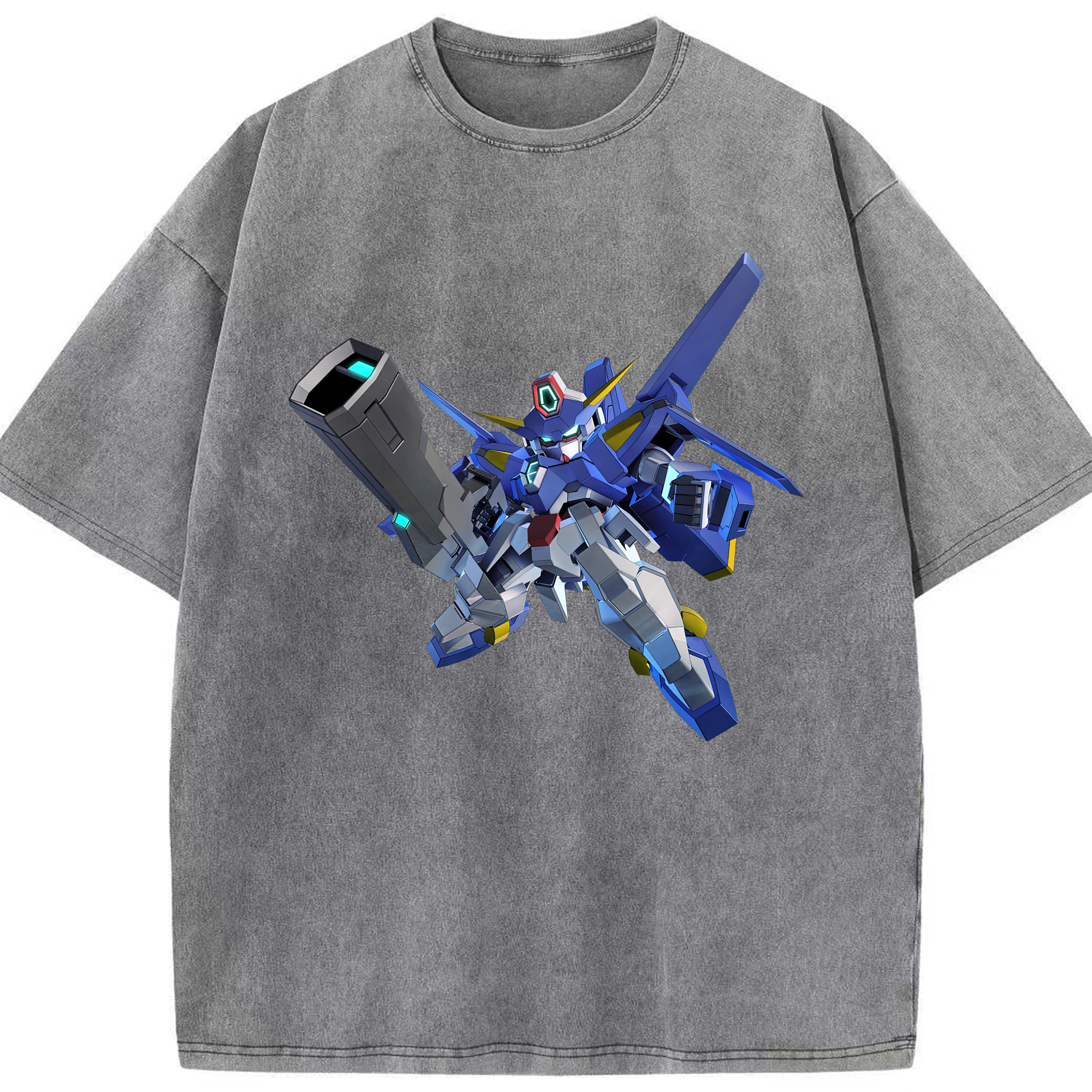 （画像用） 機動戦士ガンダム Mobile Suit Gundam 綿100% ヴィンテージ風 半袖Tシャツ（フロントプリント）