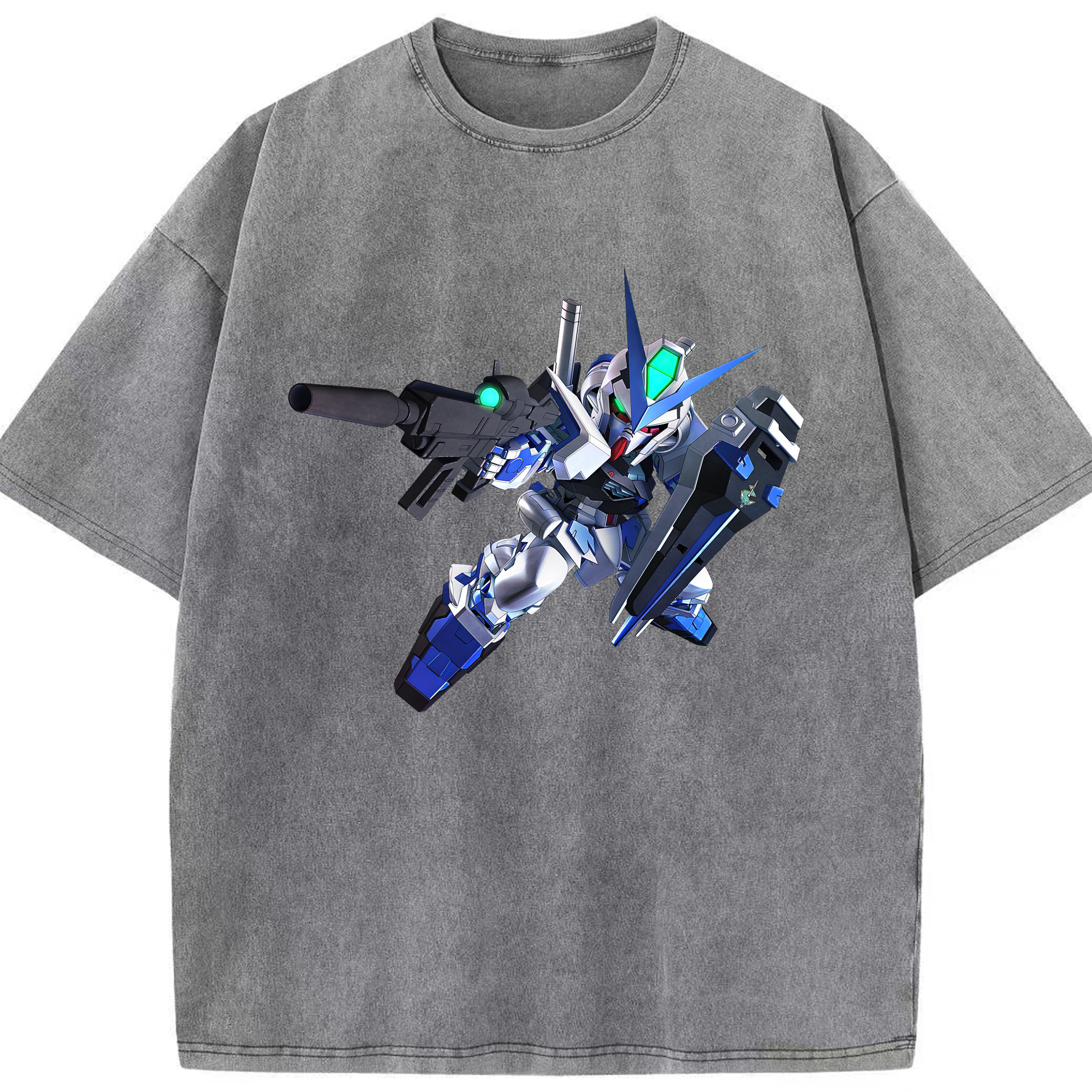 （画像用） 機動戦士ガンダム Mobile Suit Gundam 綿100% ヴィンテージ風 半袖Tシャツ（フロントプリント）