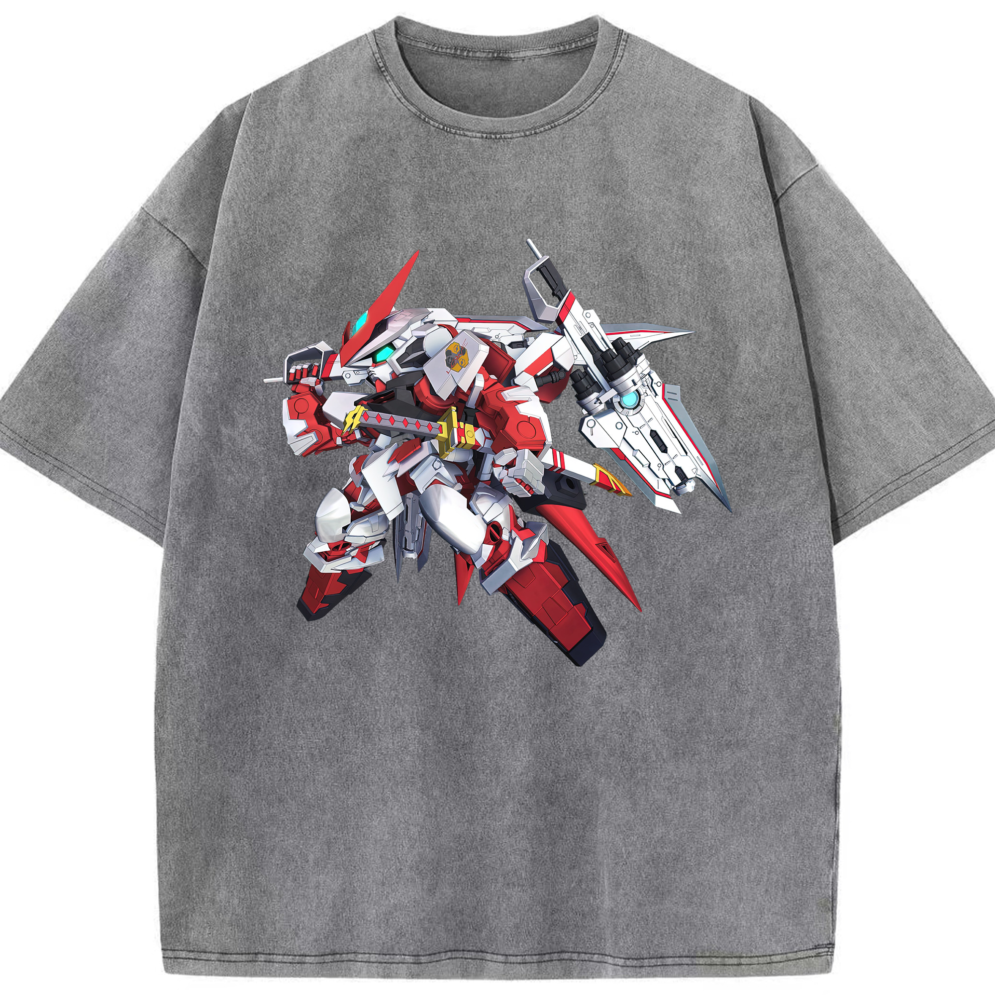 （画像用） 機動戦士ガンダム Mobile Suit Gundam 綿100% ヴィンテージ風 半袖Tシャツ（フロントプリント）