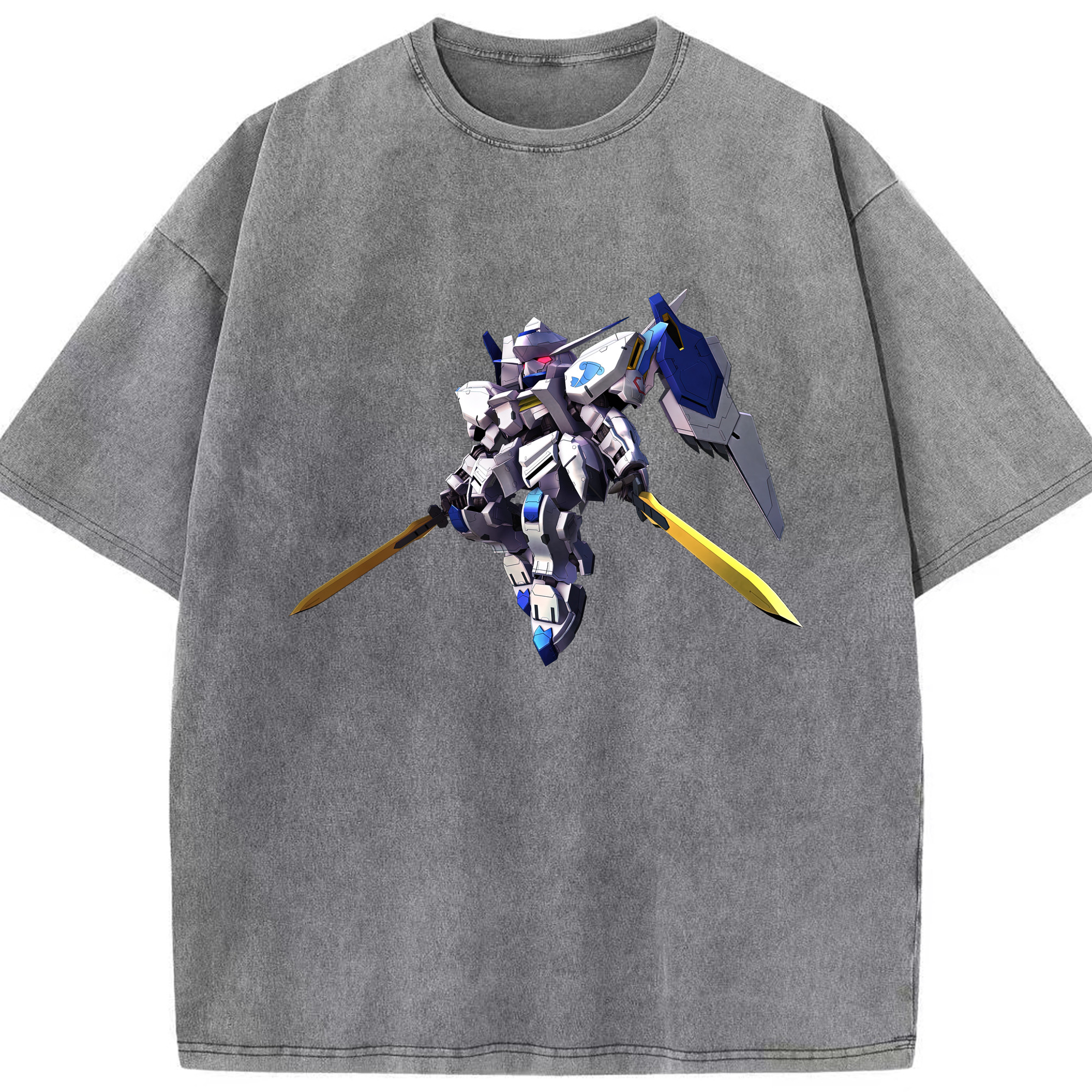 （画像用） 機動戦士ガンダム Mobile Suit Gundam 綿100% ヴィンテージ風 半袖Tシャツ（フロントプリント）